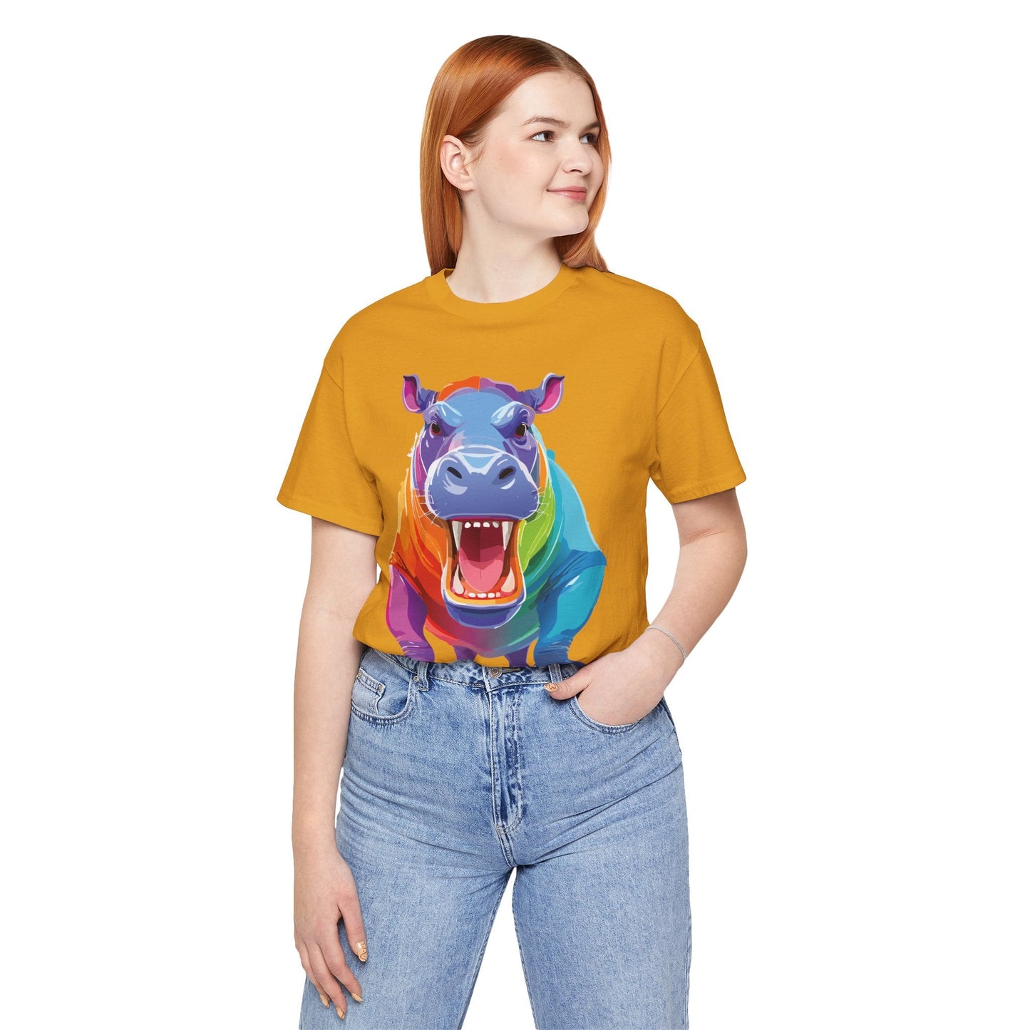 Unisex Animal Tee Shirt With Art Design Wild Animals Graphic Tee For Men Women All Sizes