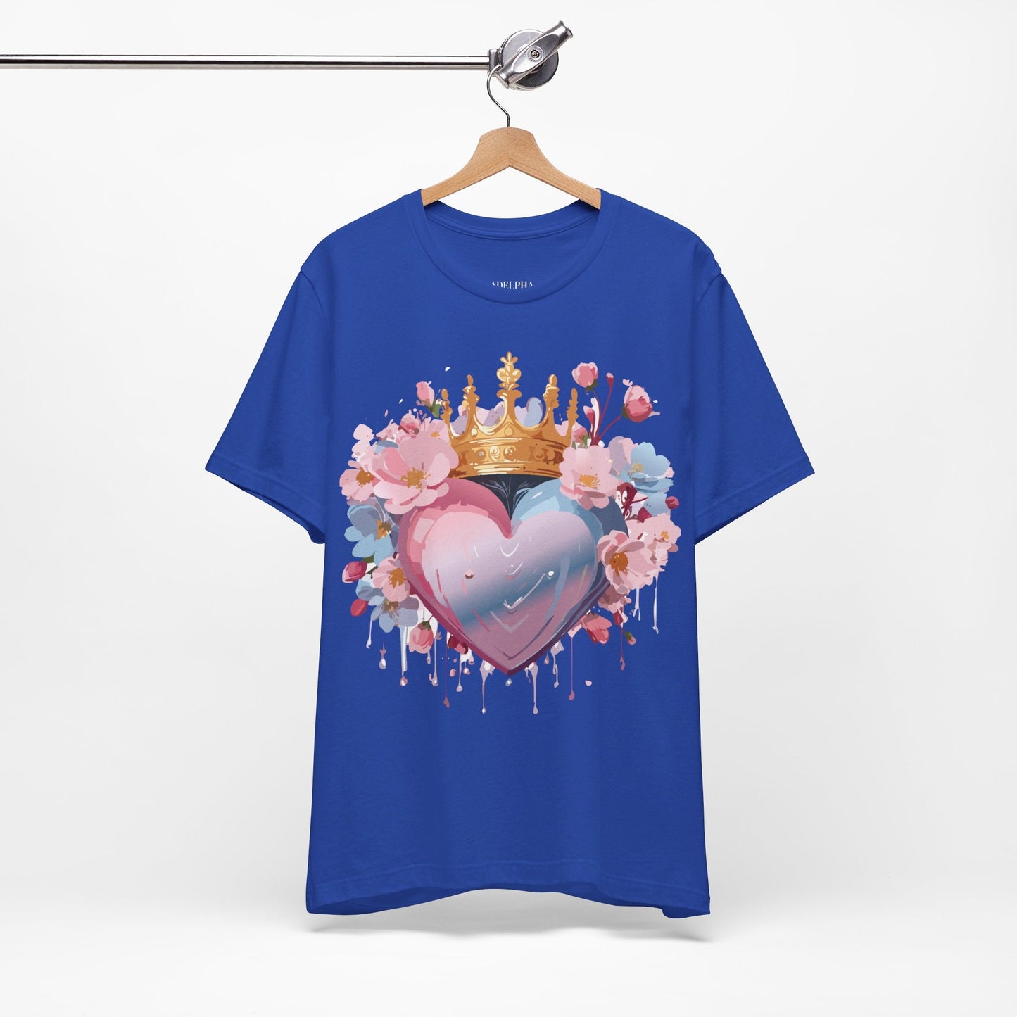 Valentine Graphic Tee Unisex Vintage Inspired Art From Adelpha Premium Jersey Short Sleeve Shirt