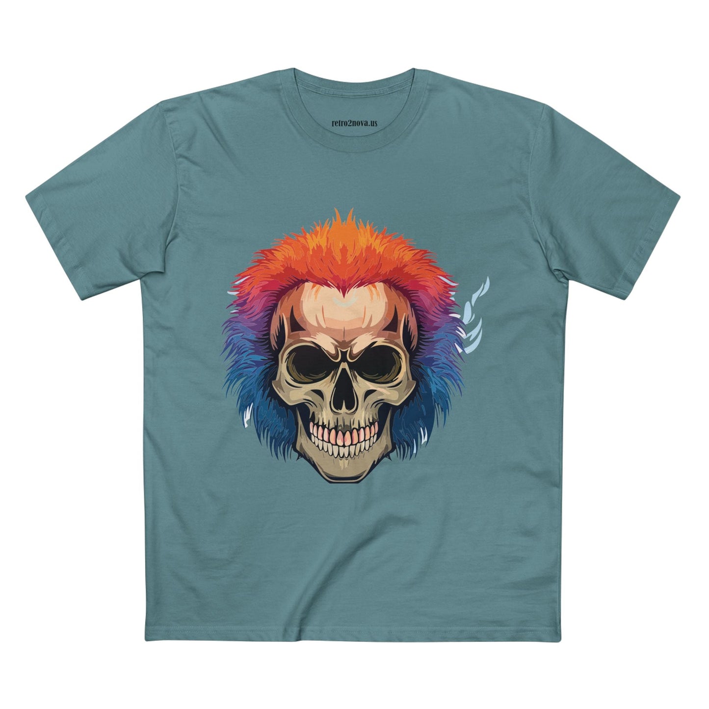 Skull And Skeleton Shirt Unisex Premium Cotton Tee With Original Art Design By Retro2Nova