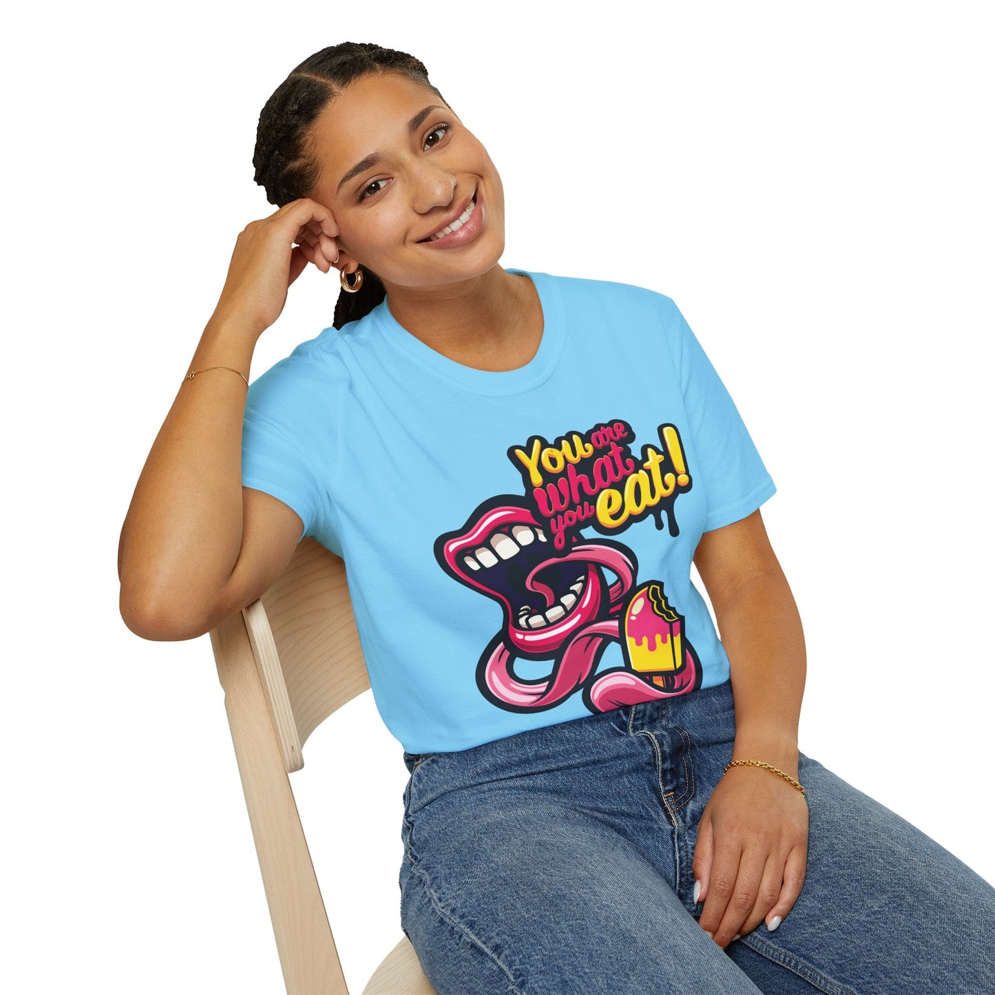 Cartoon T Shirt Animation T Shirt Funny Tee Shirt Unisex Softstyle Cotton Tee Premium