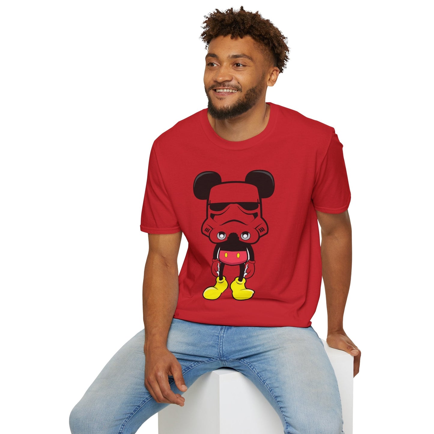 Cartoon T Shirt Animation Tee Funny Unisex Gildan Softstyle 64000 100 Percent Ring Spun Cotton