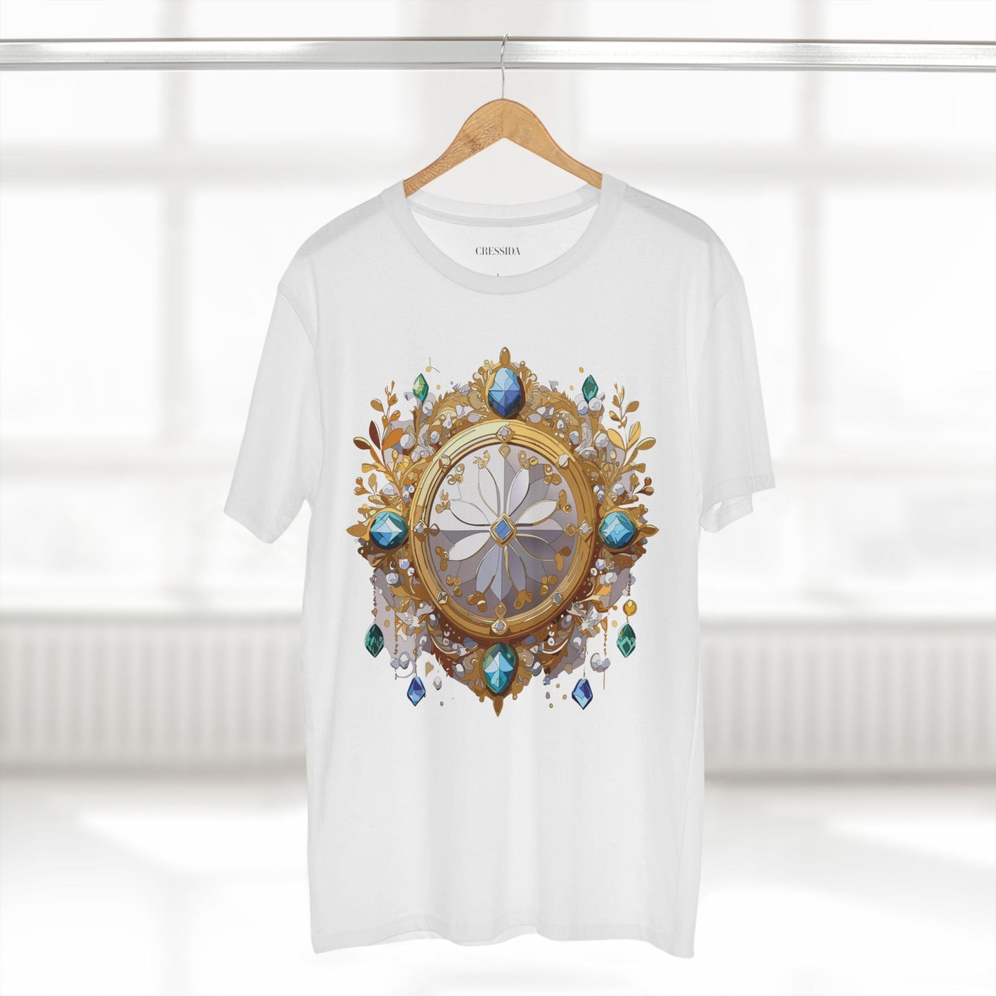 Medallion Graphic T-Shirt Unisex 100 Cotton With Gold Art Design Medal Tee 13