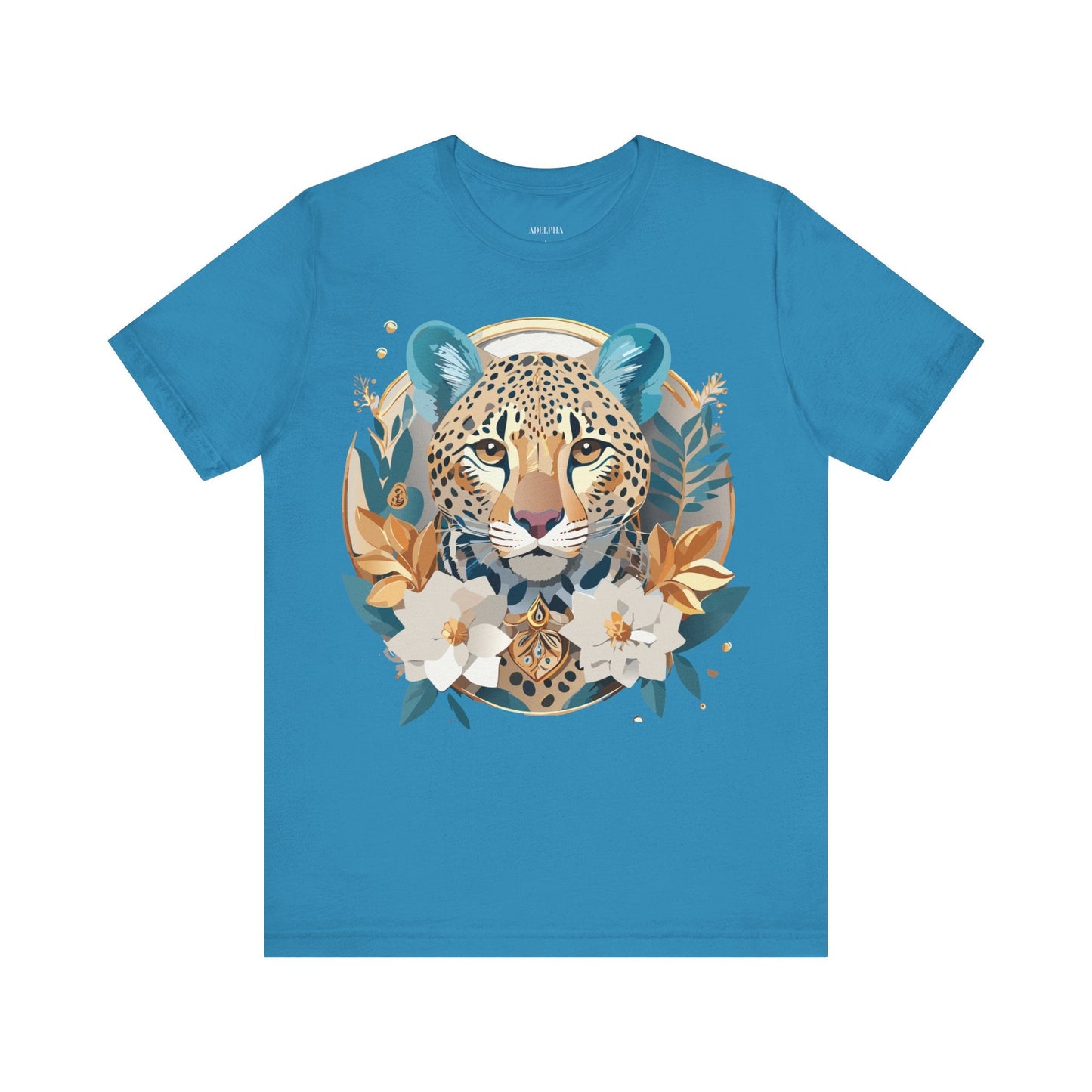 Medallion Graphic Unisex 100 Cotton Vintage Animal Medal Artwork Tee 48