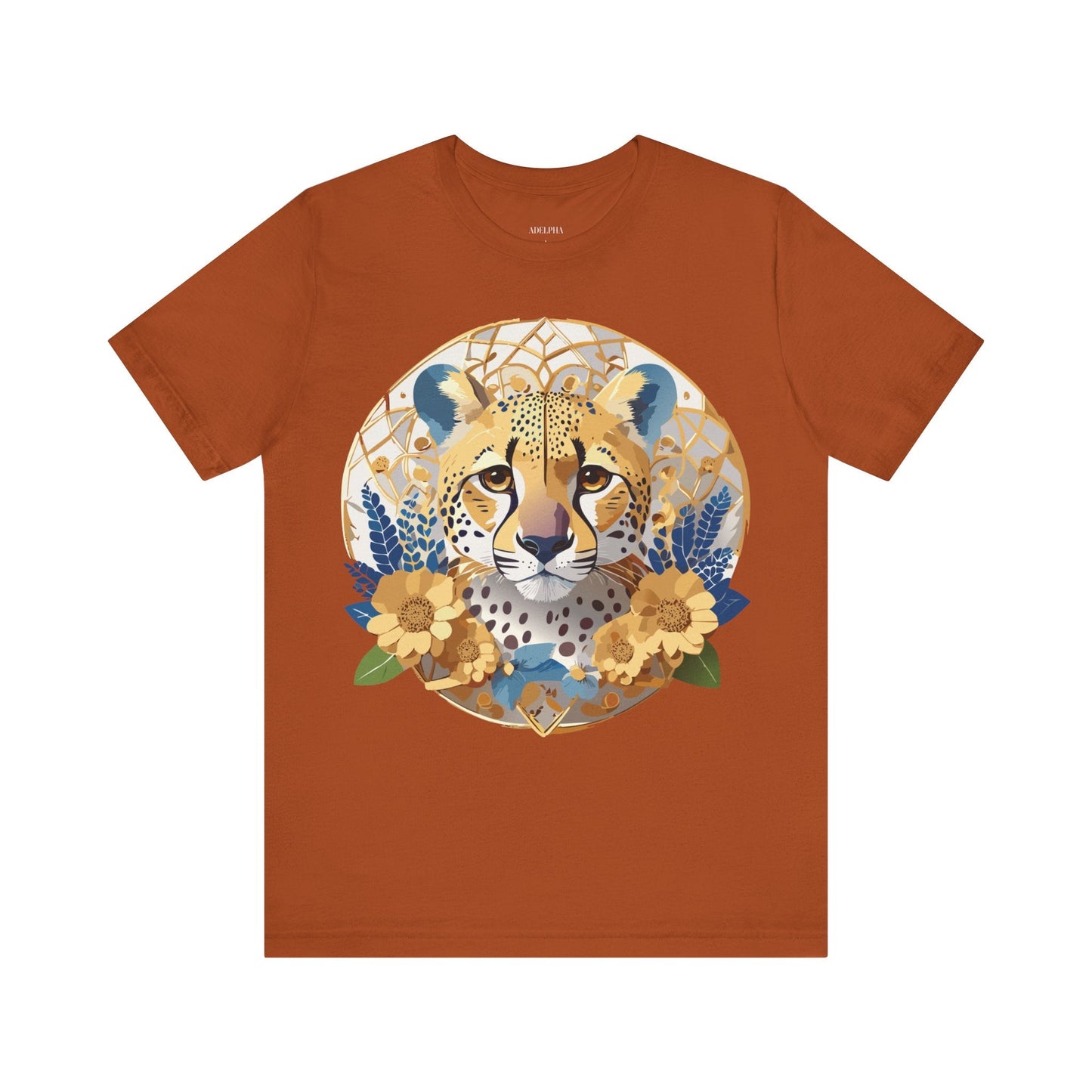 Medallion Shirt Unisex Graphic Tee With Vintage Inspired Adelpha Artwork Short Sleeve Jersey