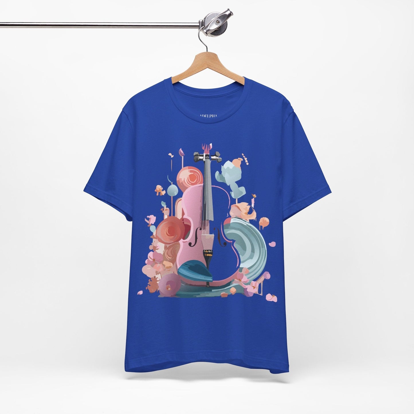 Adelpha Music Graphic T Shirt Unisex Short Sleeve Tee Vintage Inspired Artwork Edition