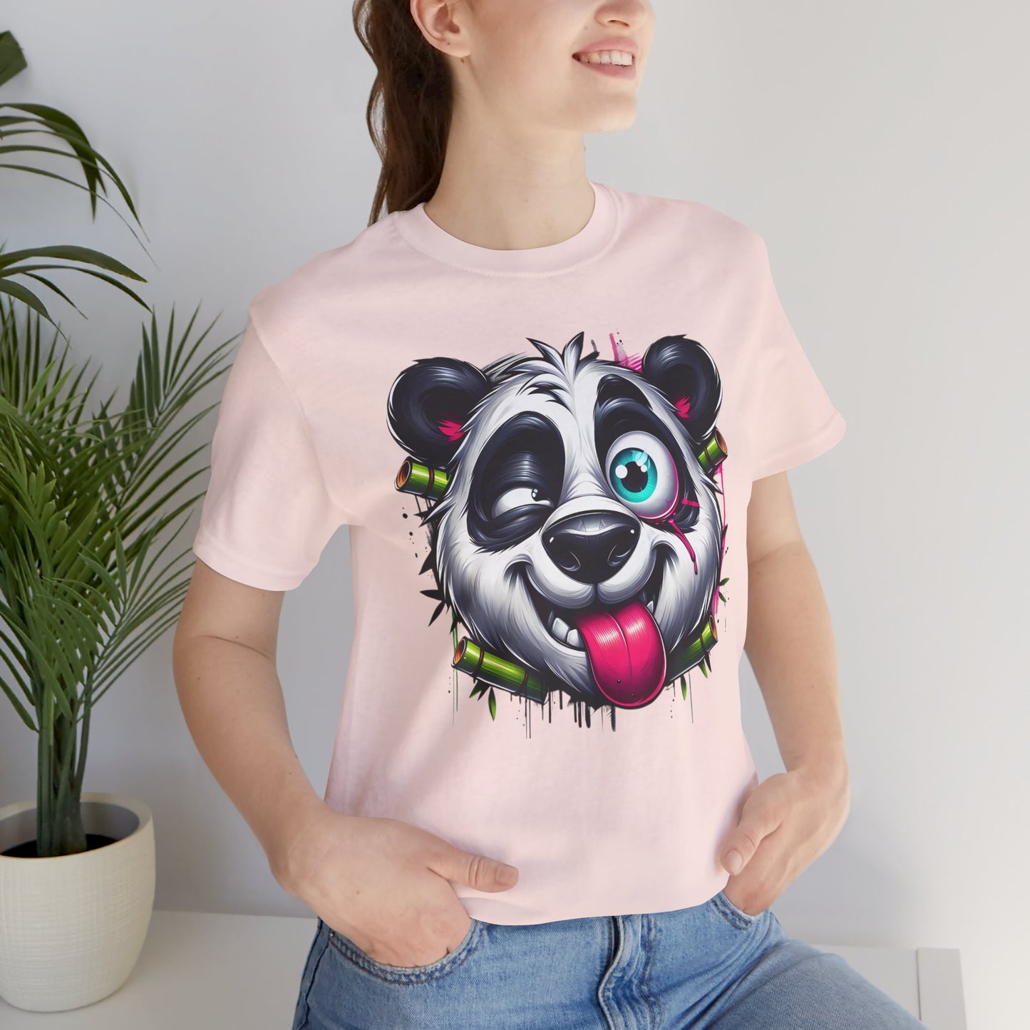 DiDi Panda Shirt, Funny Animal T-Shirt, Cartoon Top, Funny Panda Tee Shirt, Animal Tees, Art Design T-Shirt, Graphic Tee