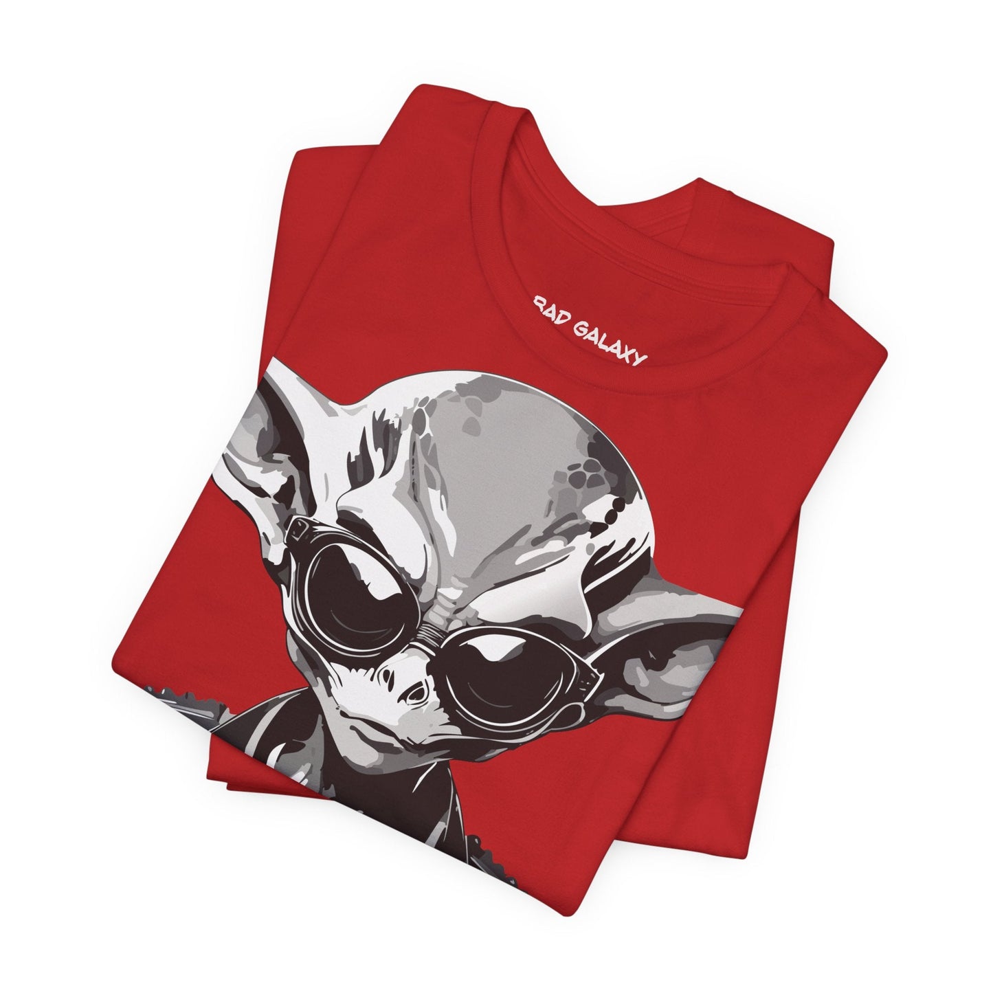 Tee Shirt With Alien From Bad Galaxy 100 Percent Cotton Made In USA Free Shipping