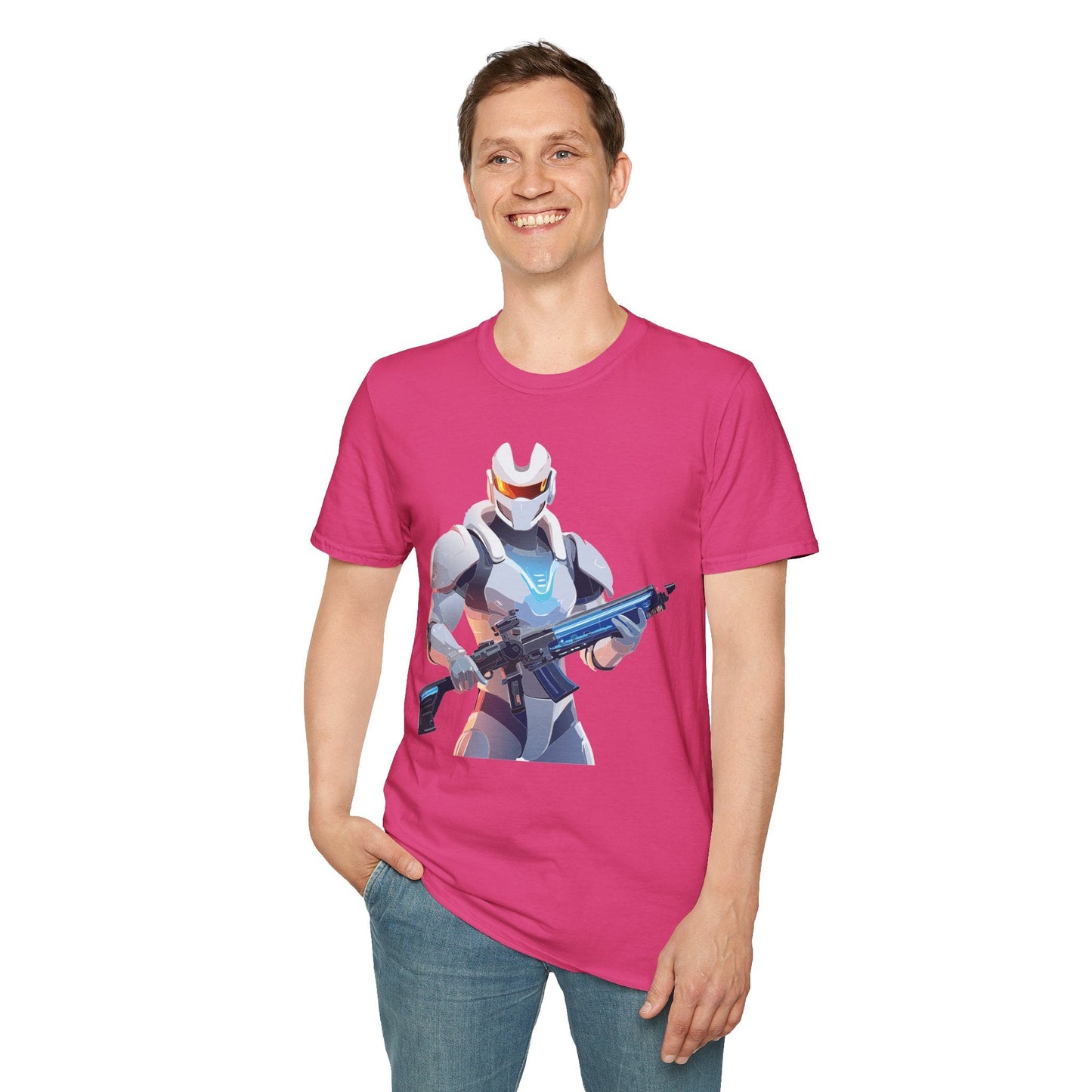 Robocop Graphic Unisex Cotton With Cyber Man Artwork Tee 7