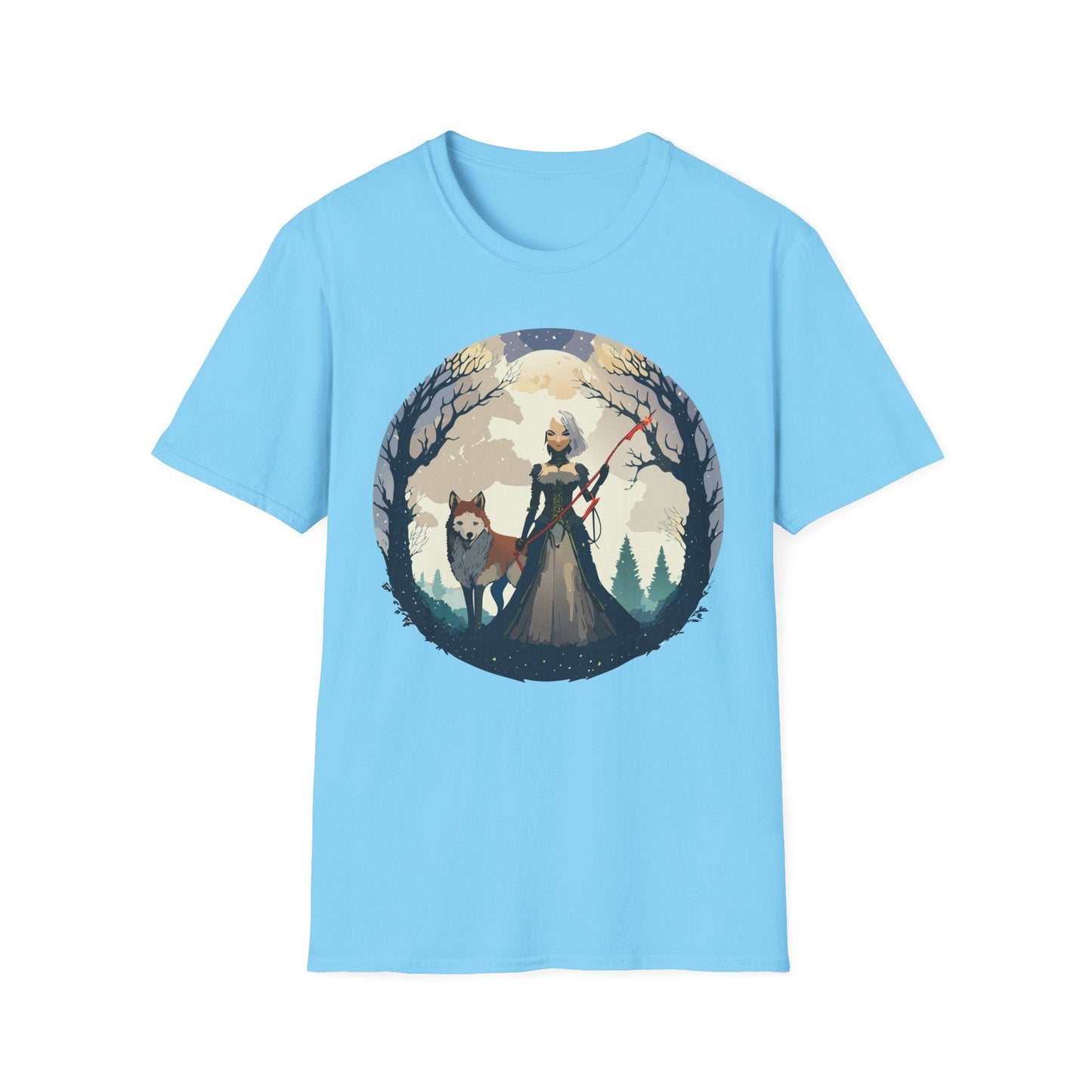 Womens Graphic T Shirts Ladies Art Design Tee Unisex Softstyle Cotton Tee Everyday Comfort