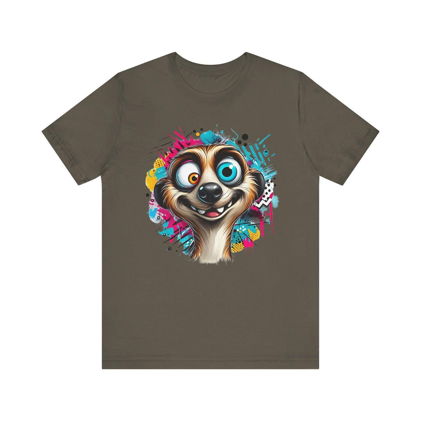 Squirrel Shirt, Funny Squirrel Tee Shirt, Funny Animal T-Shirt, Cartoon Top, Animal Tees, Art Design T-Shirt, Graphic Tee