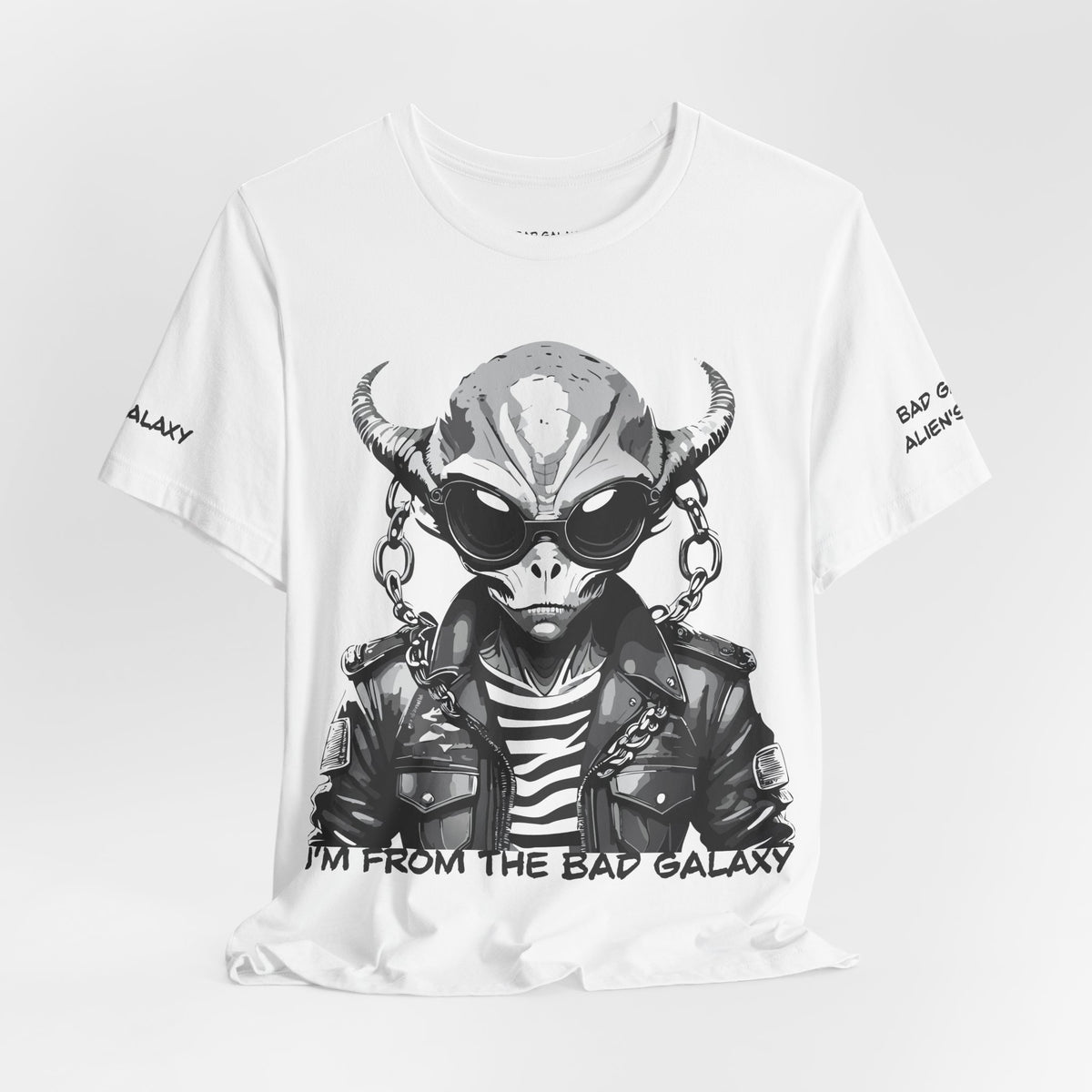 Alien Graphic Unisex Cotton Bella+Canvas Tee with Art Design b74