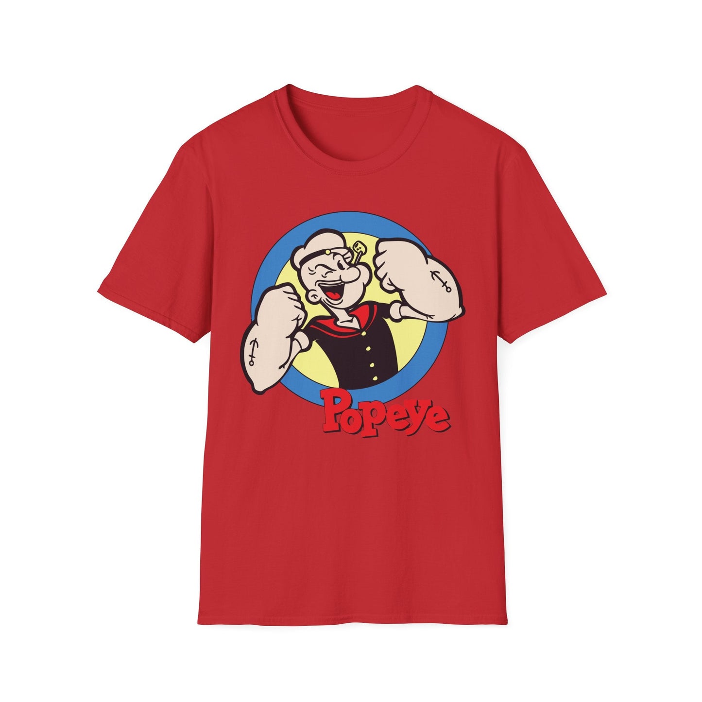 Unisex Cartoon T Shirt With Art Design Funny Animation Tee Gildan Softstyle 64000