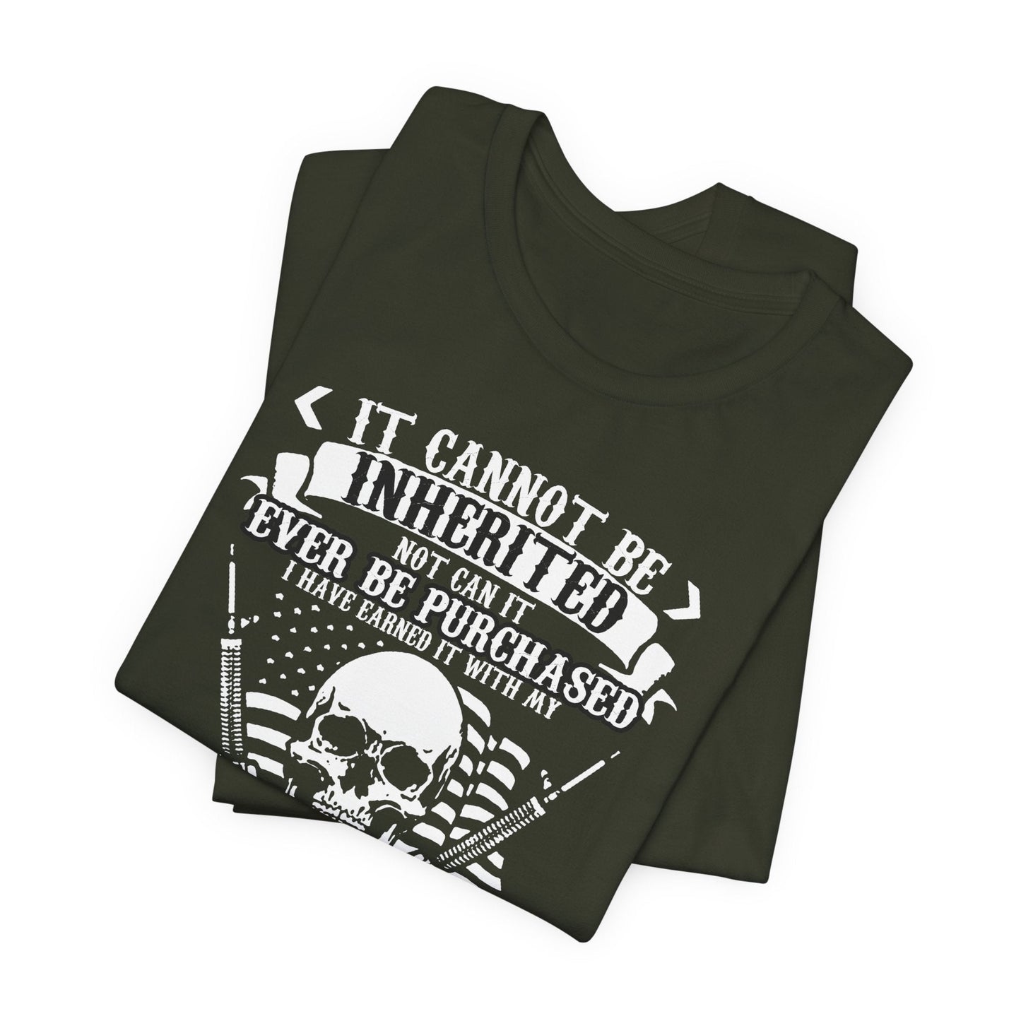 Army Veteran Patriotic Graphic Design Unisex Cotton T-Shirt v54