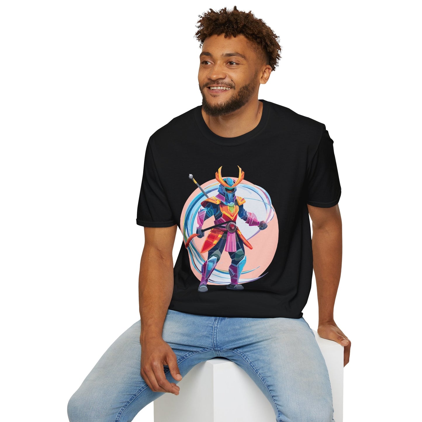 Samurai Shirt Unisex Softstyle T Shirt Gildan 64000 Ring Spun Cotton Tee For Everyday Comfort
