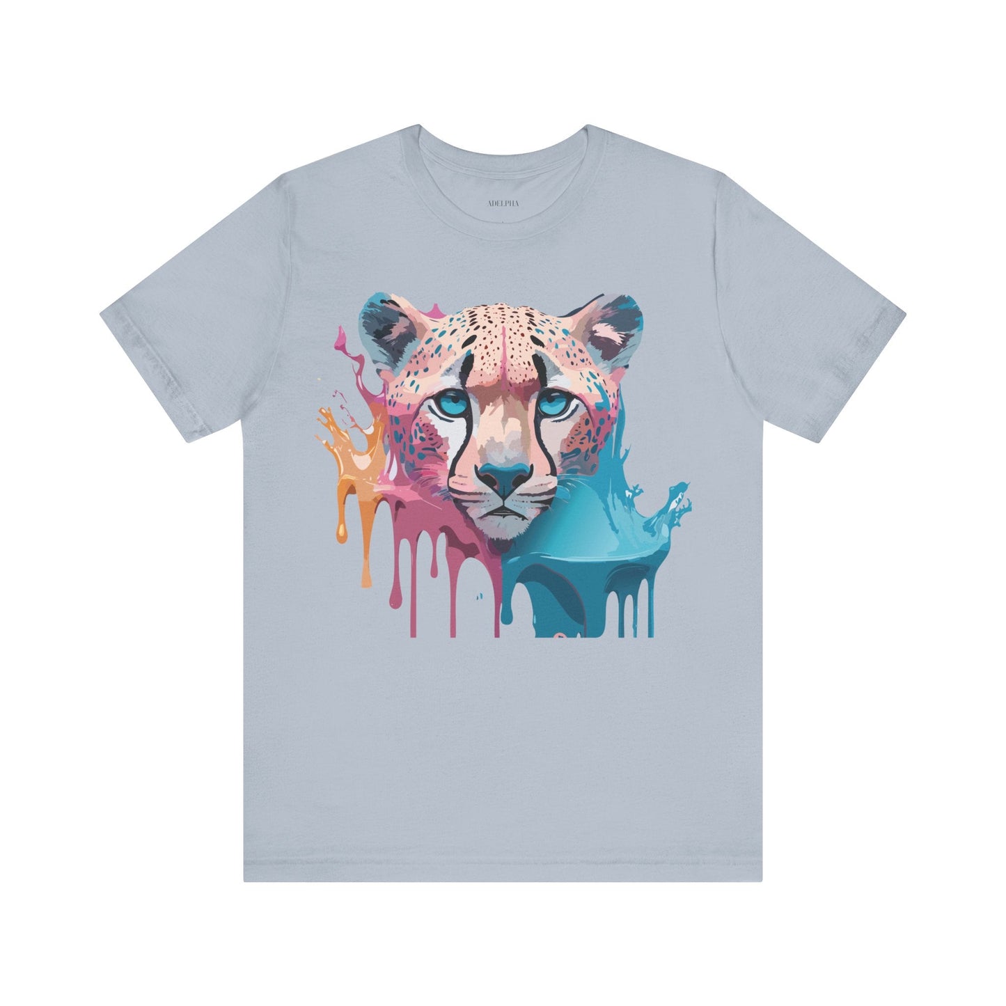 Cheetah Graphic Tee Unisex Jersey Short Sleeve Vintage Inspired Artwork Adelpha