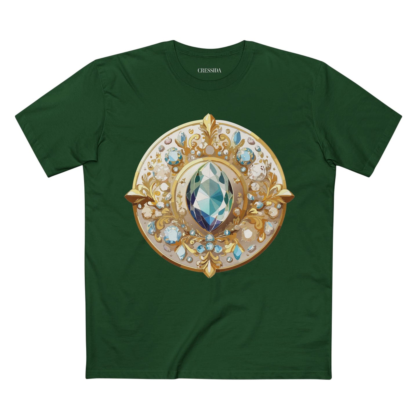 Medallion Graphic T-Shirt Unisex 100 Cotton With Gold Art Design Medal Tee 21
