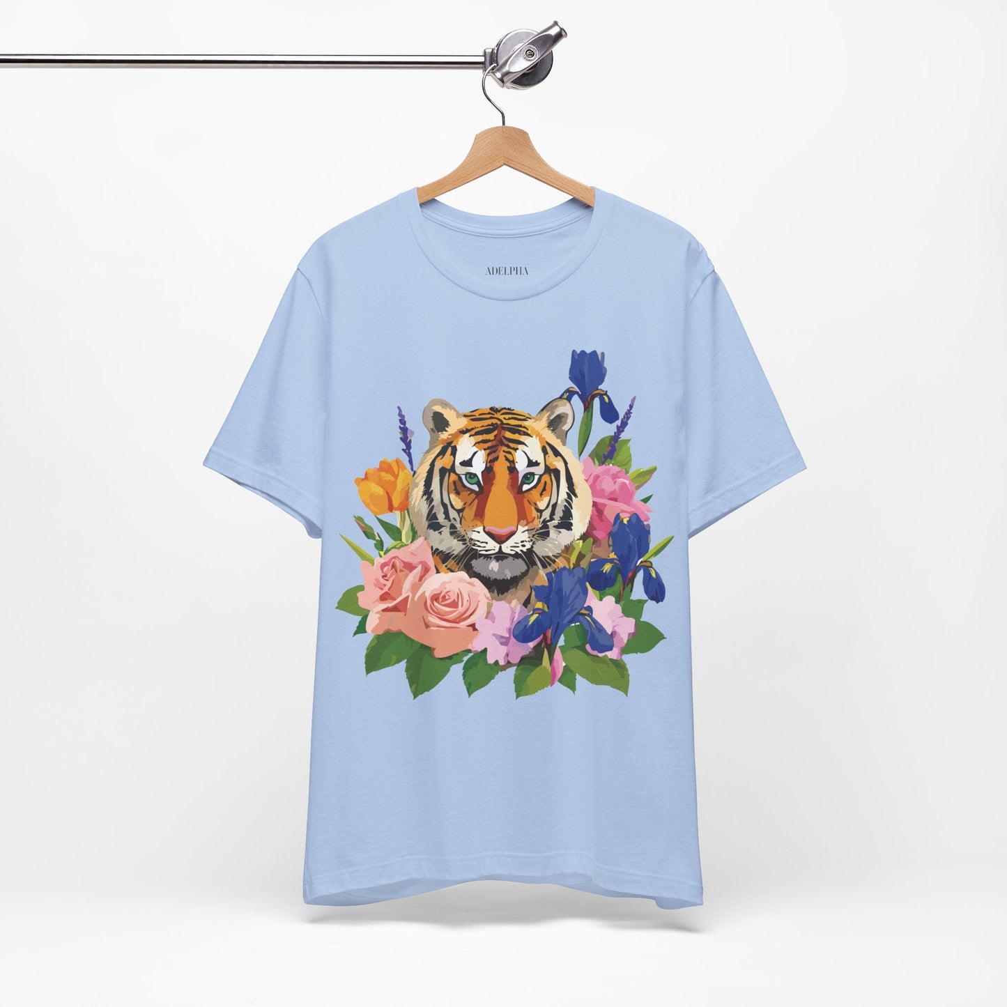 Tiger Graphic T Shirt Unisex Jersey Short Sleeve Art Design Tee Adelpha Vintage Inspired