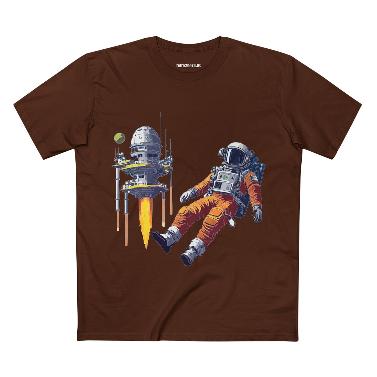 Cosmos Astronaut Graphic Tee Staple Unisex 100 Cotton Tee Shirt - CS-6