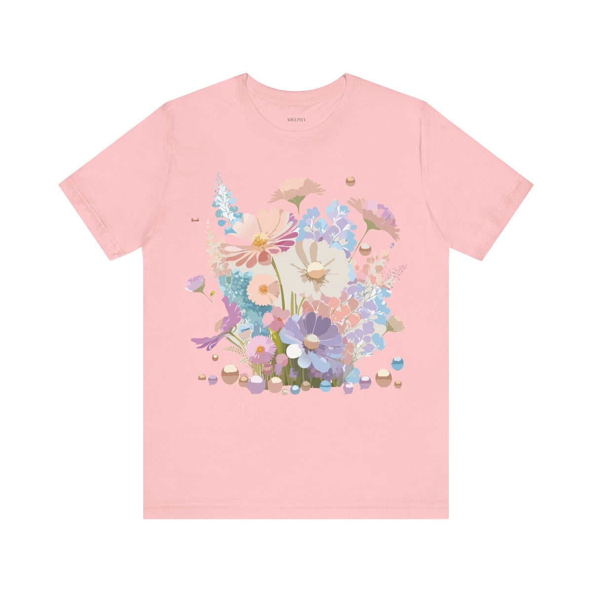 Floral Graphic Tee Shirt - Bella+Canvas Unisex 100 Cotton 23