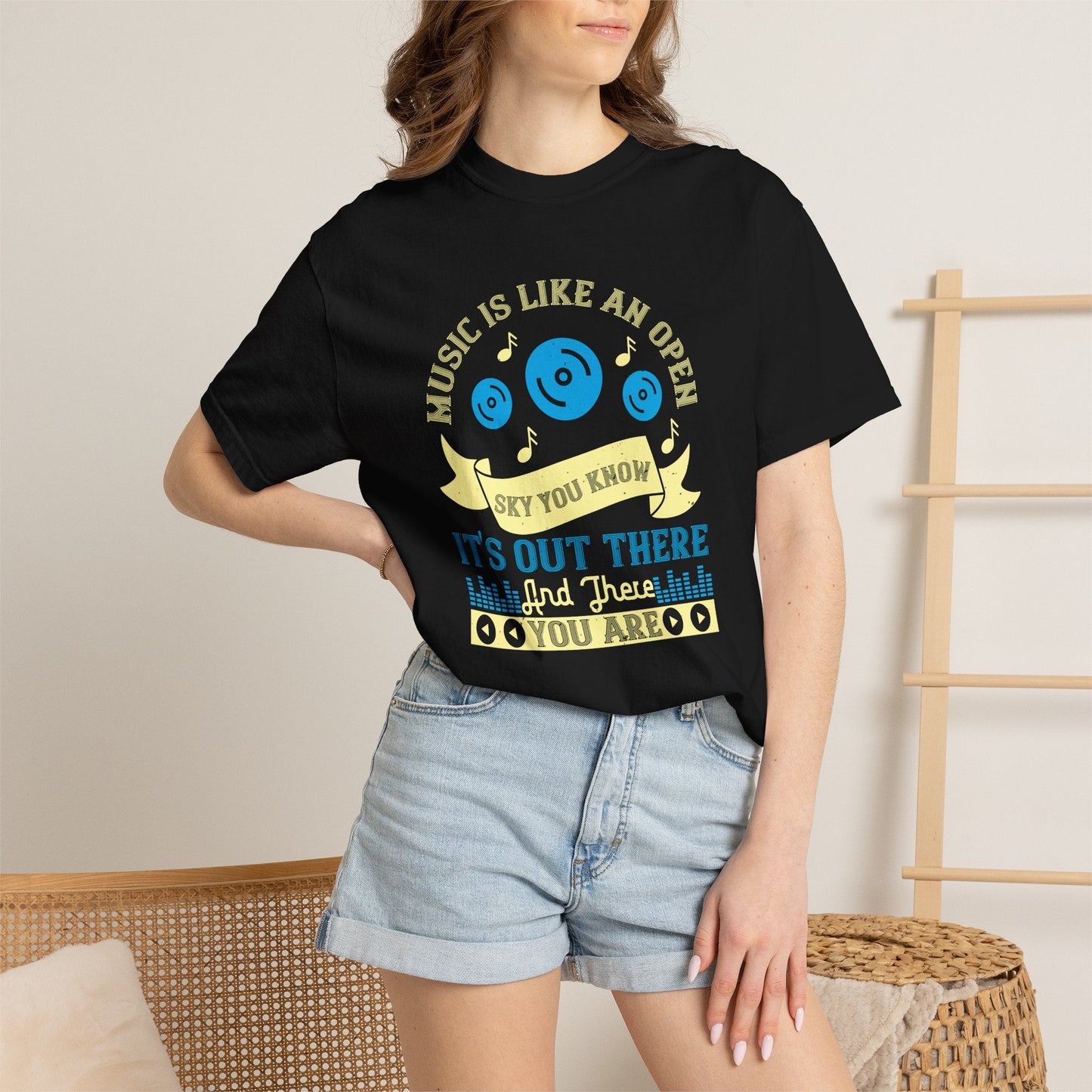 Music Graphic Design Unisex Cotton T-shirt m29