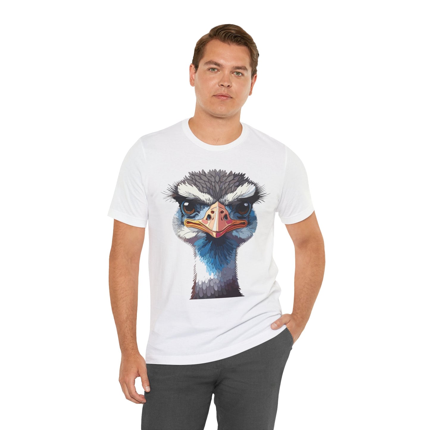 Unisex Animal Tee Shirt With Wildlife Art Design For Men And Women Gildan Softstyle 64000