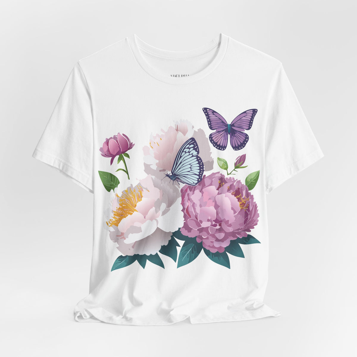 Floral Graphic Tee Shirt - Bella+Canvas Unisex 100 Cotton 32