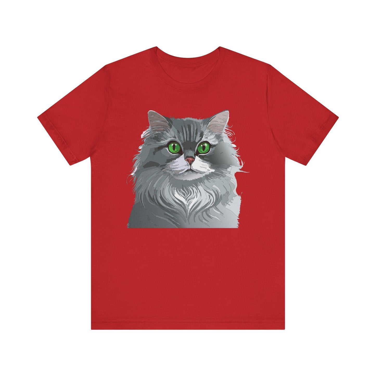 Unisex Animal Shirt With Art Design Animals Tee Short Sleeve Jersey Style Wild Animals Shirt