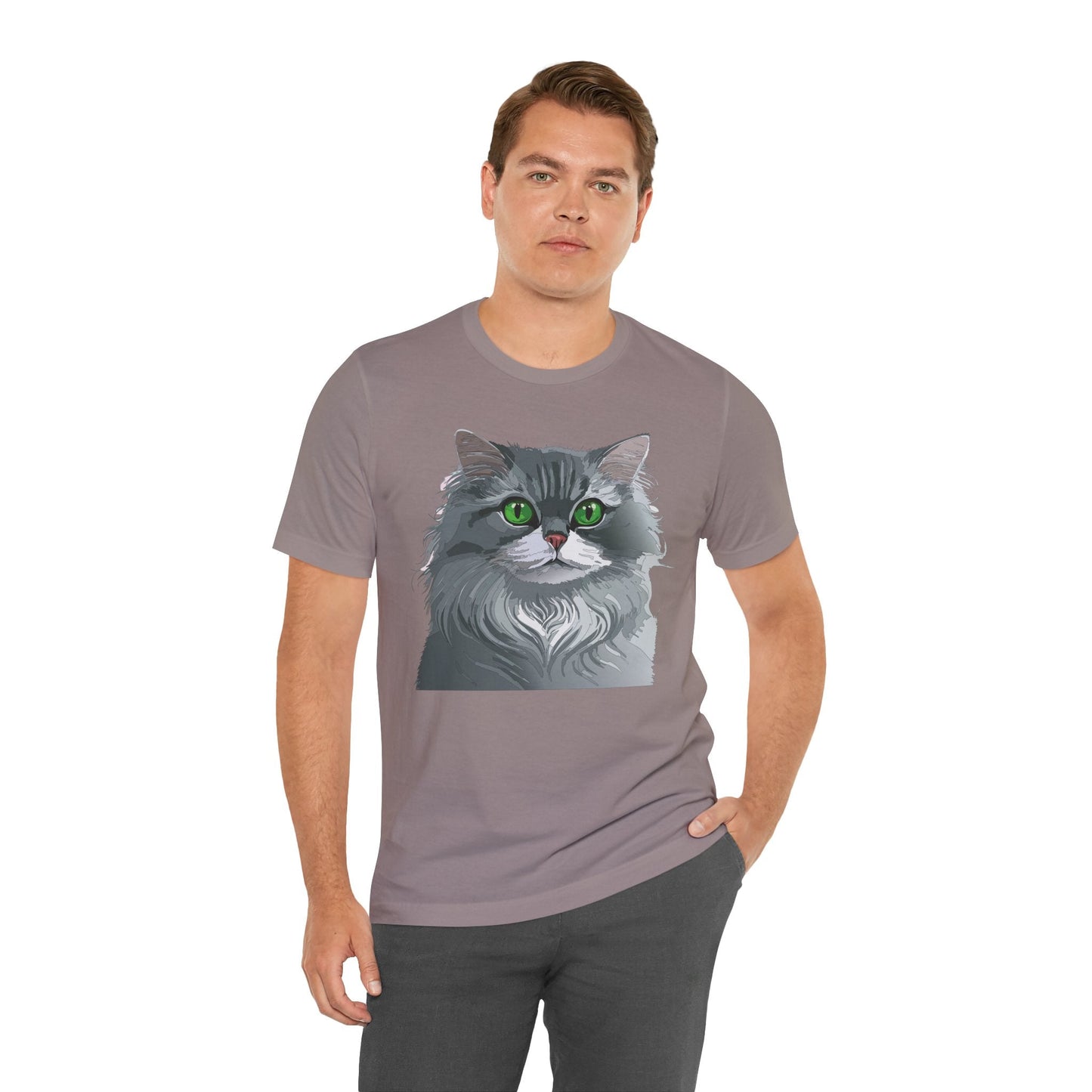 Unisex Animal Shirt With Art Design Animals Tee Short Sleeve Jersey Style Wild Animals Shirt
