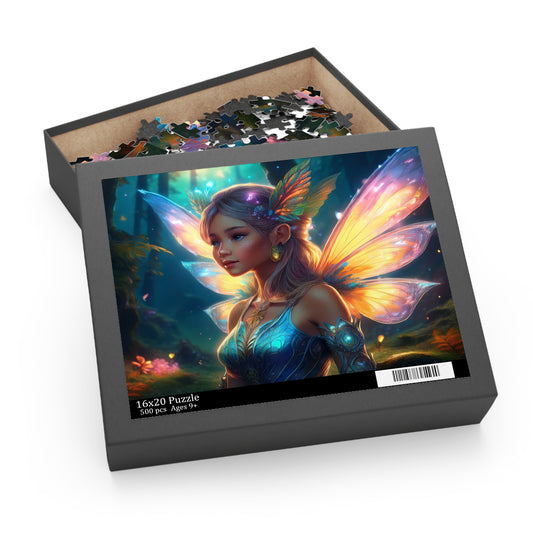 Fairy Puzzle 500-Chipboard Pieces in Box | Kids Puzzles Size: 16" x 20",  Ages 9+ and Family pn5