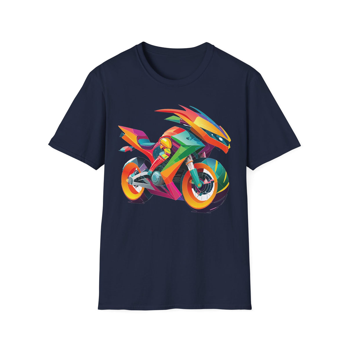 Moto Bike Motorcycle Graphic Tee Gildan Unisex 100 Cotton Tee Shirt m3