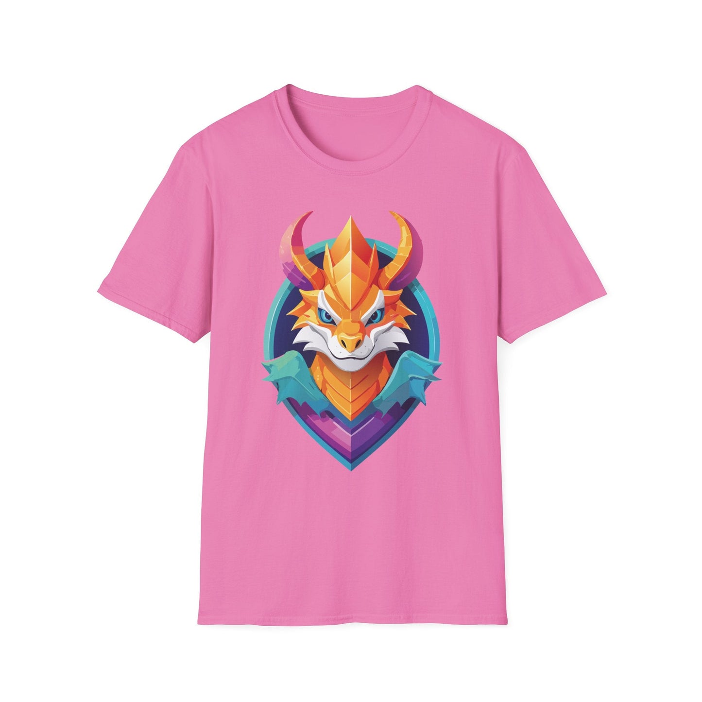 Dragon T Shirt Unisex Gildan Softstyle 64000 Comfortable Cotton Tee With Animal Design