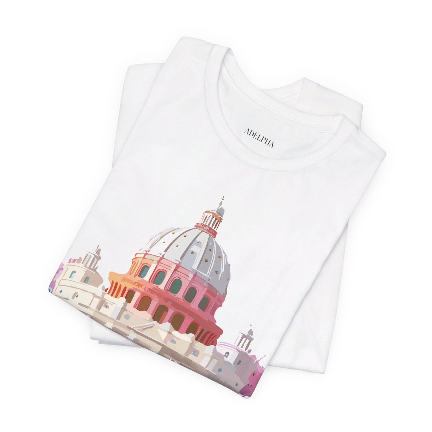 Adelpha Rome Tourist Shirt Unisex Graphic Tee With Vintage Art Design Comfortable Fit