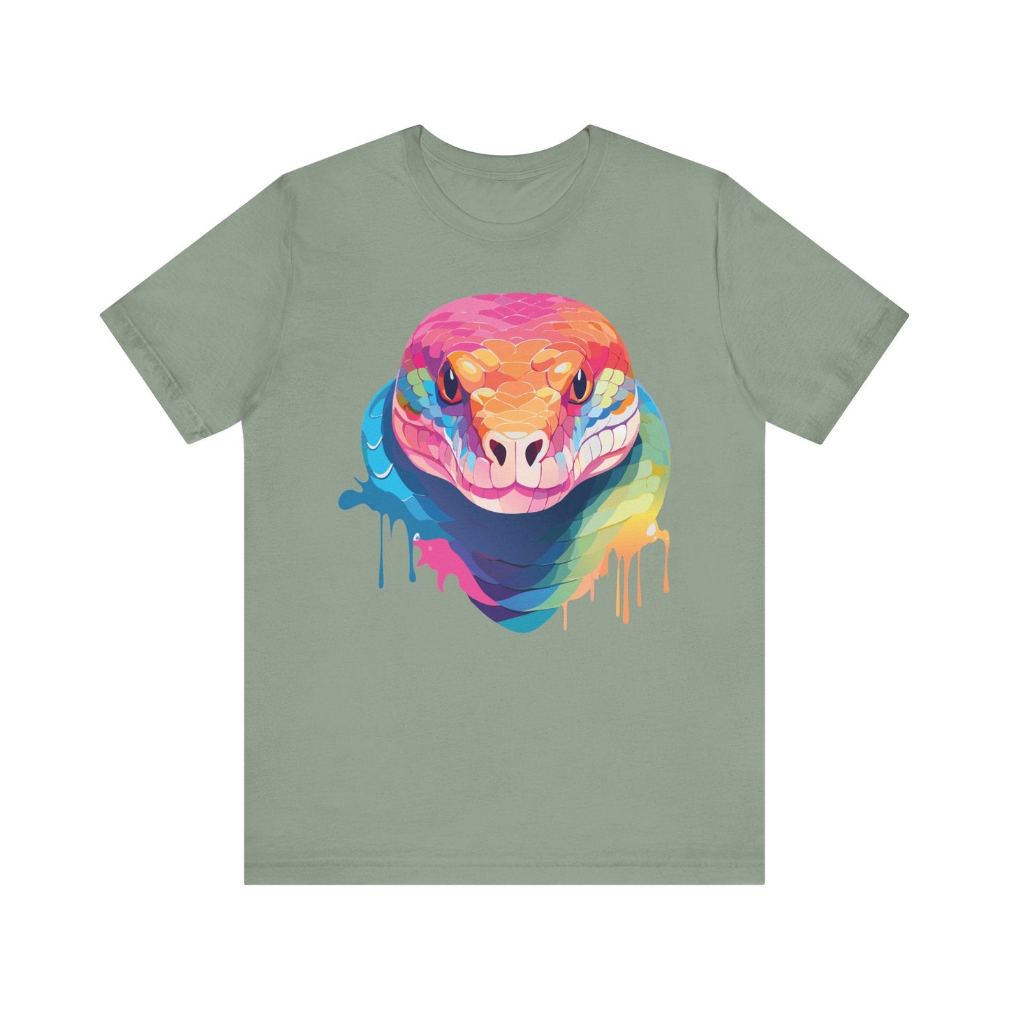 Unisex Animal Shirt With Art Design Wild Animals Graphic Print Casual Short Sleeve Tee