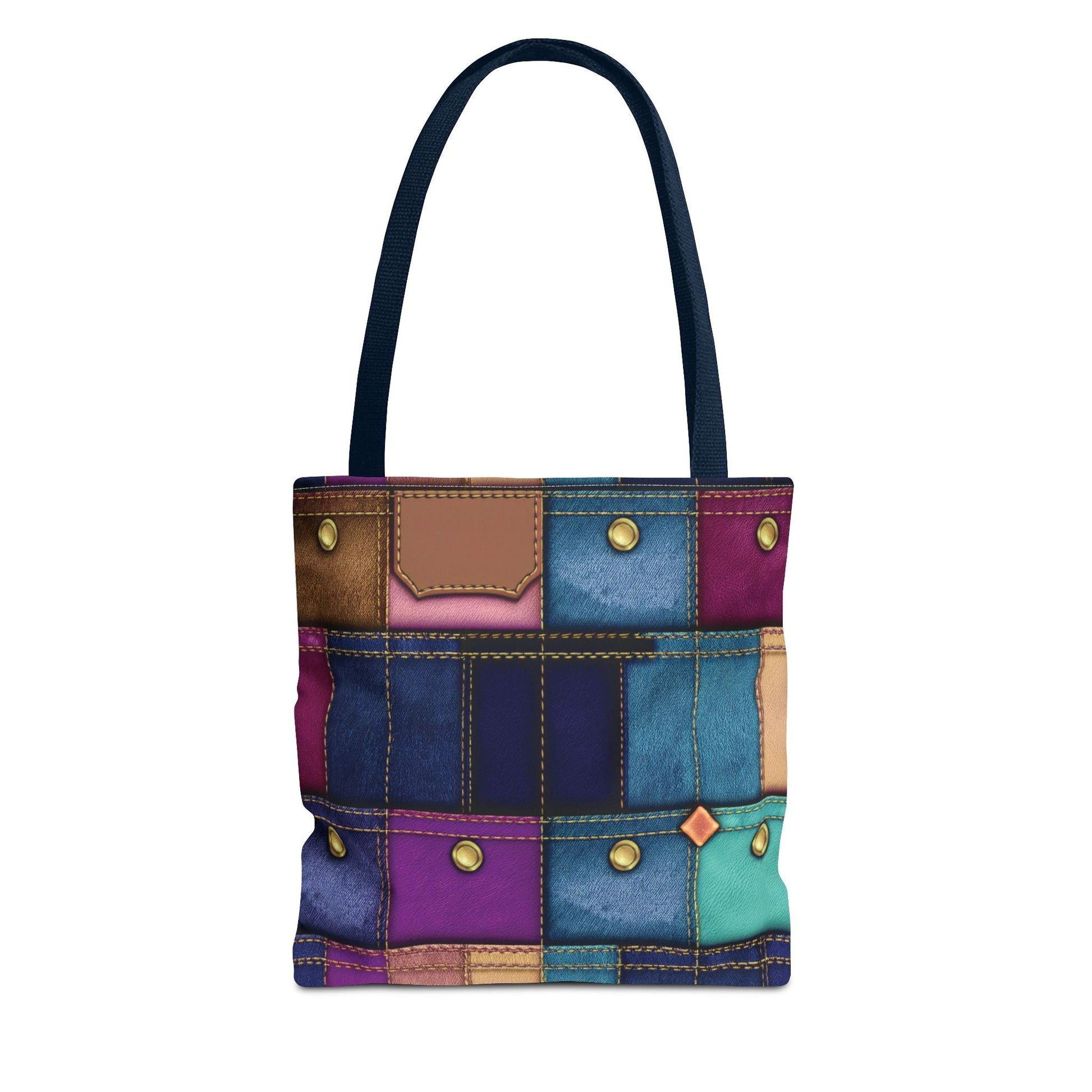 Denim Canvas Bag, Tote Bag Denim Printify