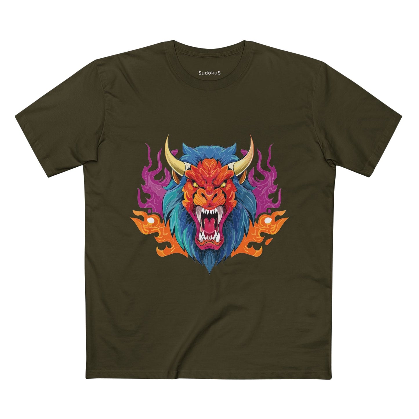 Cartoon Monsters Graphic Unisex 100 Cotton Staple Tee 23