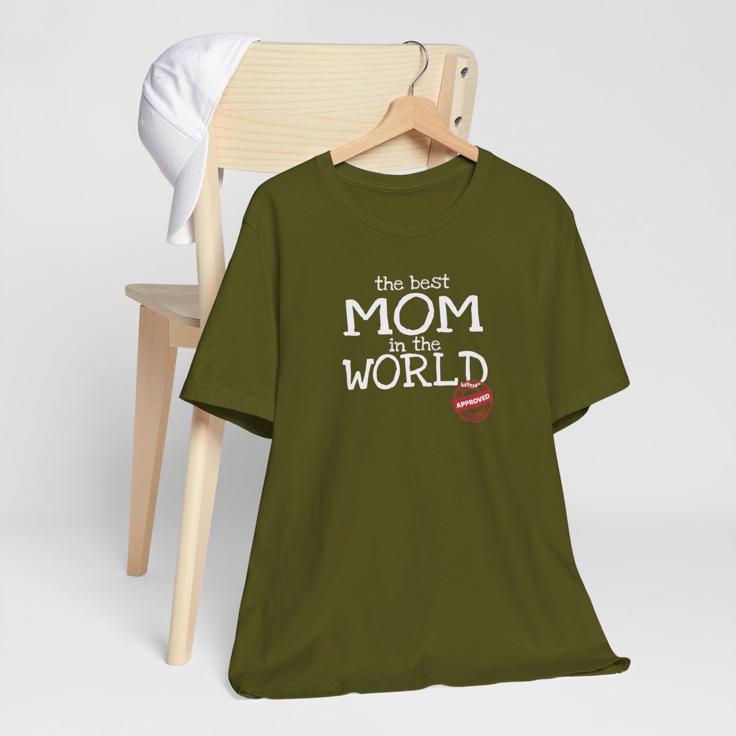 Cotton Tee Shirt with Mom Signature