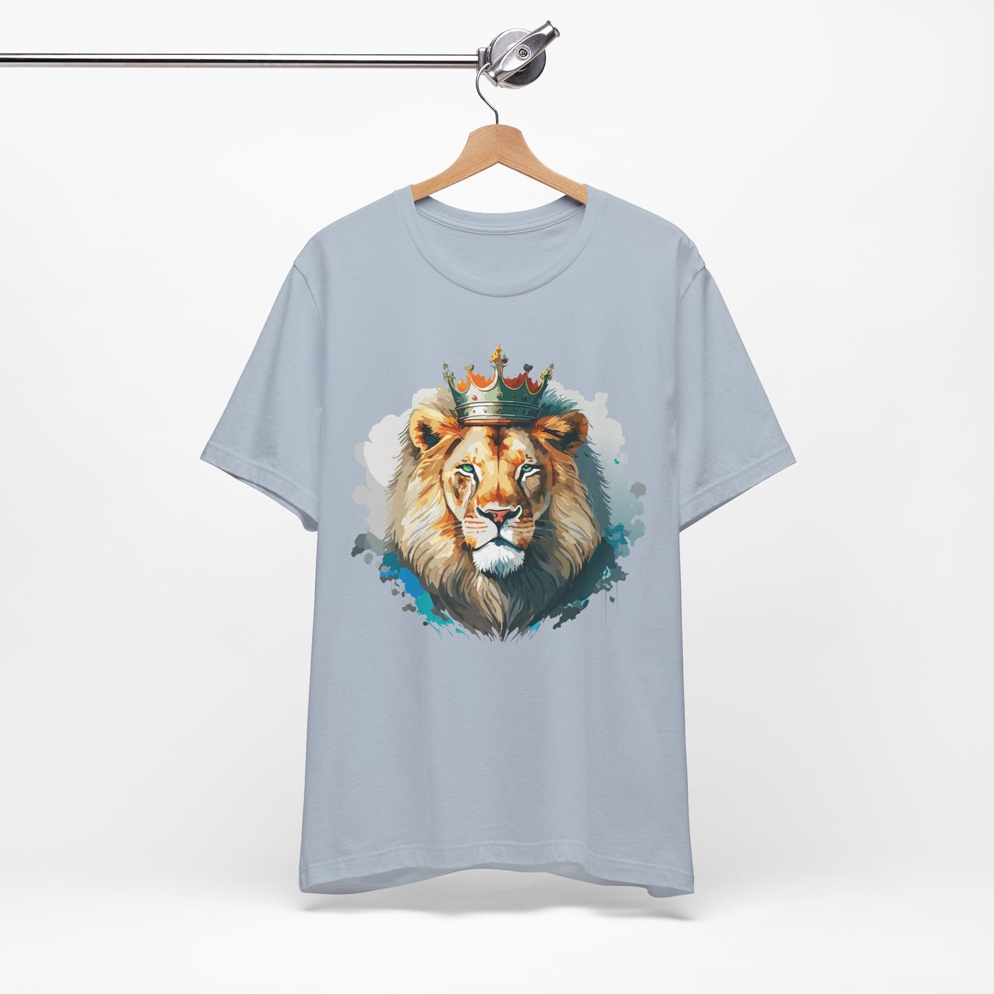 Lion Shirt, Animal Shirt, T-Shirt with Lion, Art Design Tee, Animal Tees, Safari T-Shirt, Crown Tee 13