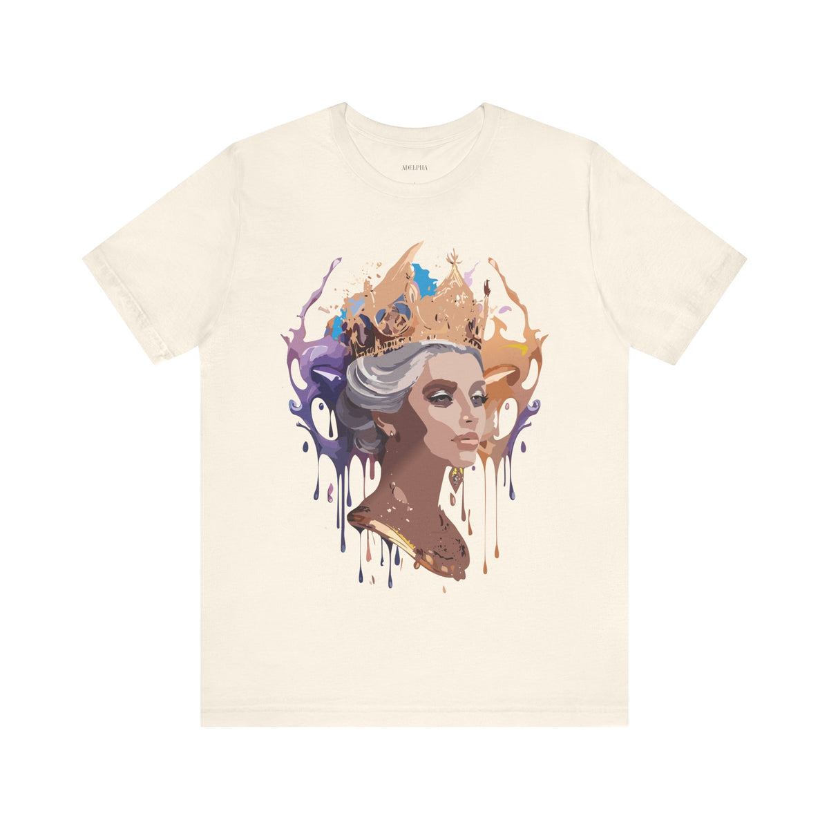 Queen Graphic Unisex Cotton Bella+Canvas Tee with Art Design m185