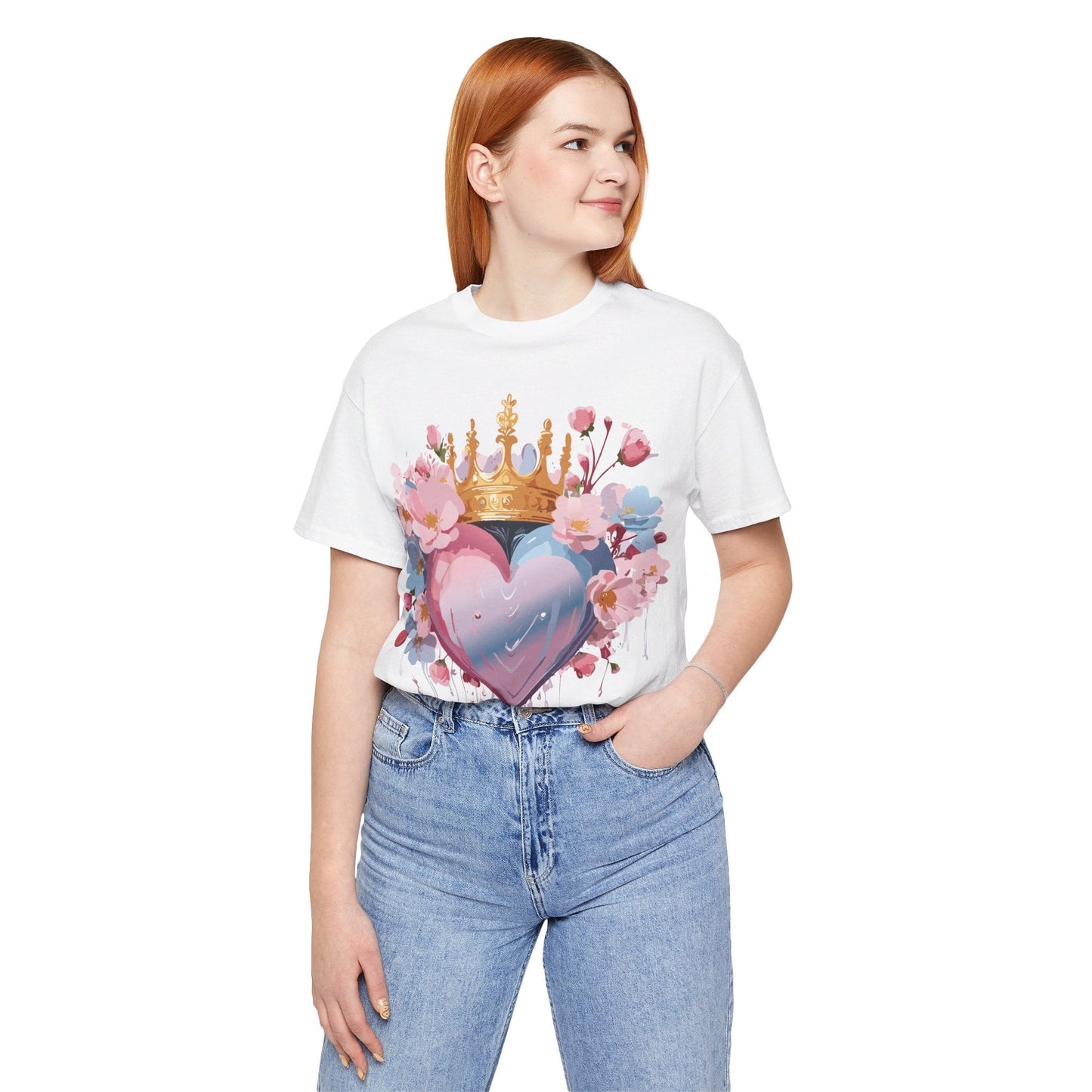 Valentine Graphic Tee Unisex Jersey Short Sleeve Adelpha Vintage Inspired Artwork
