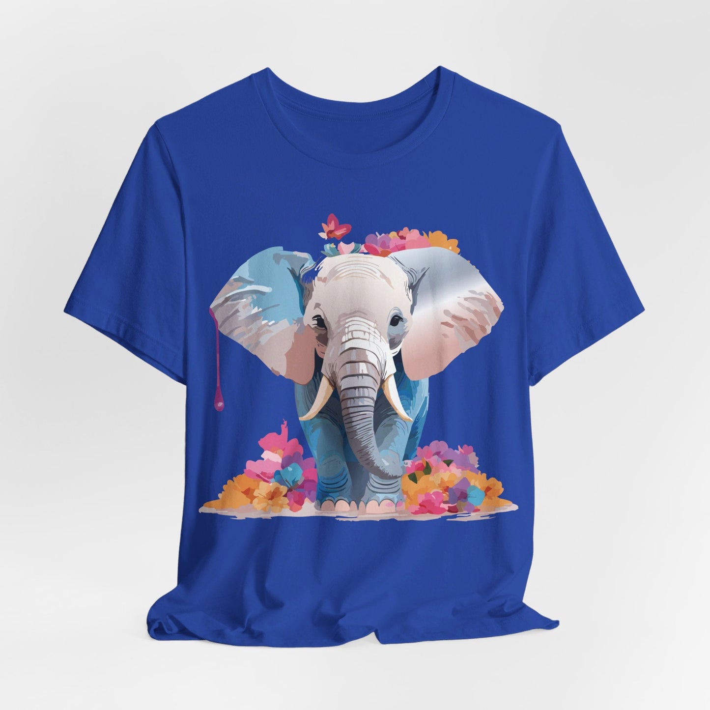 Elephant Graphic Tee Unisex Short Sleeve by Adelpha Premium Vintage Inspired Artwork