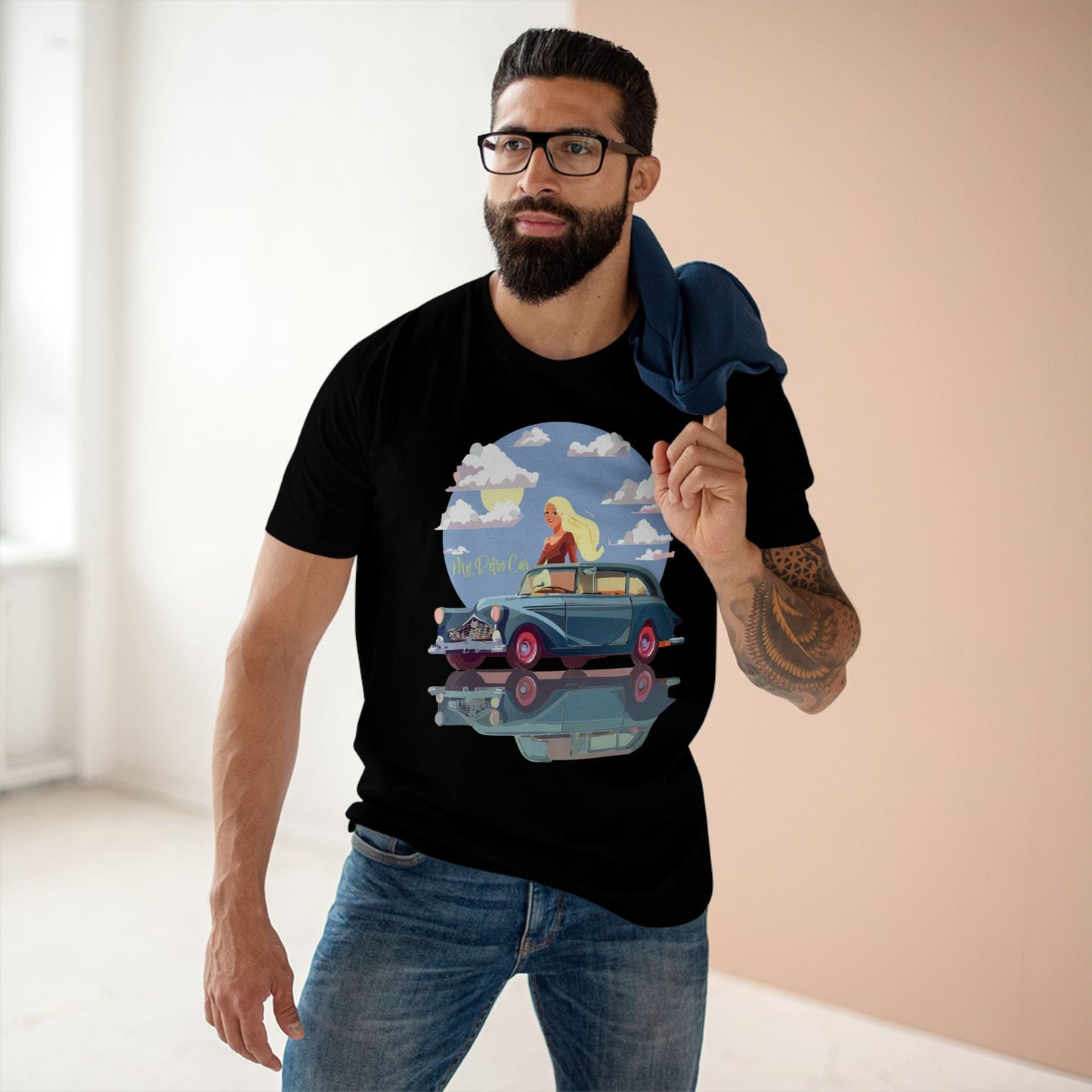 Retro Car Shirts Vintage Car Shirts RC 12 Unisex Premium Cotton Art Design Tee Collection