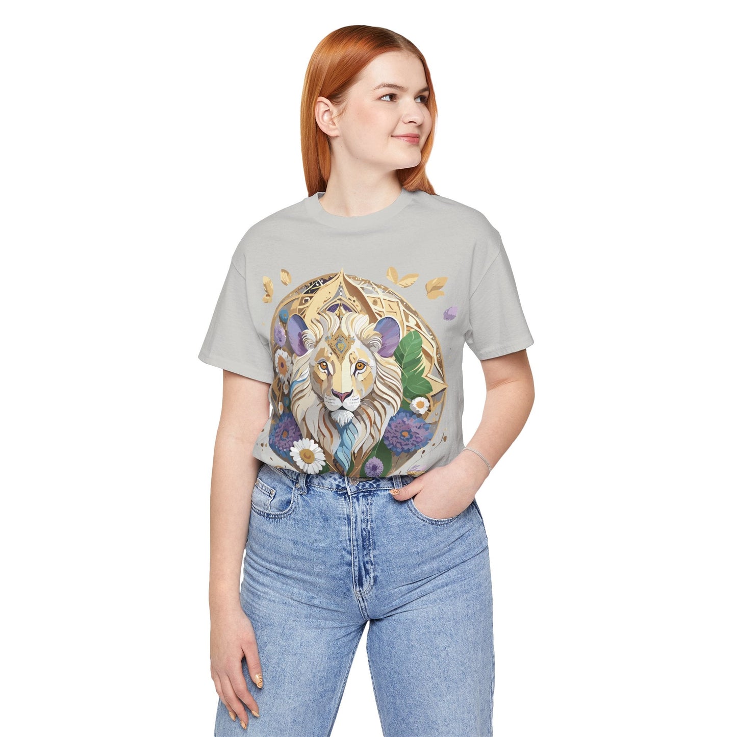 Adelpha Graphic Tee Unisex Medallion Shirt Vintage Inspired Art Design Short Sleeve