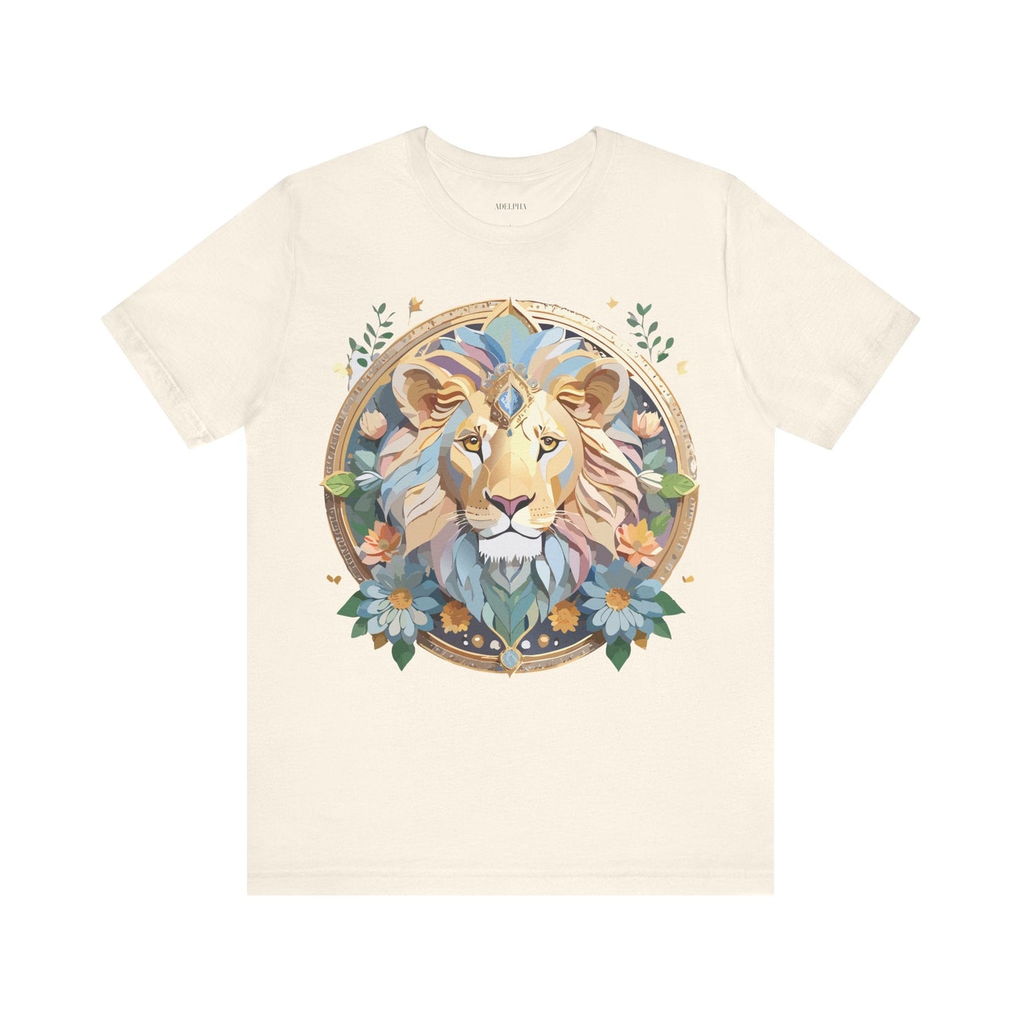 Medallion Graphic Unisex 100 Cotton Vintage Animal Medal Artwork Tee 3