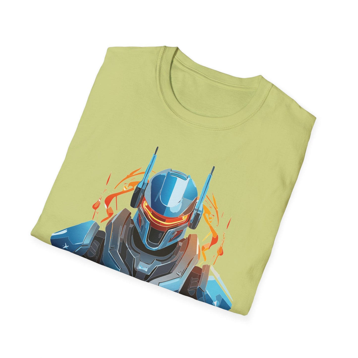 Cyborg Tee Robot Shirt Terminator Design Unisex Gildan Softstyle 64000 100 Percent Ring Spun Cotton