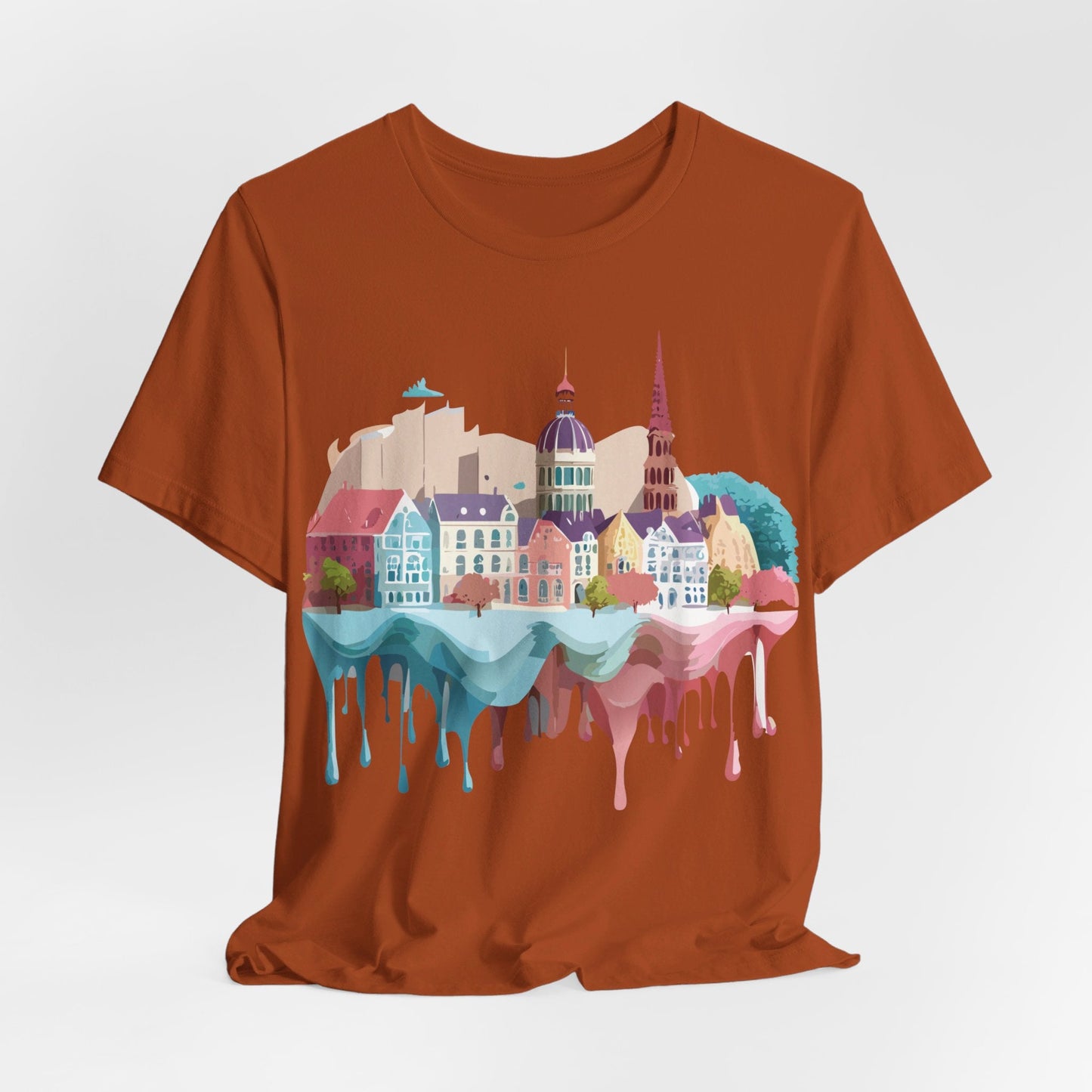 Germany Tourist Shirt Unisex Graphic Tee With Vintage Inspired Adelpha Art Premium Comfort