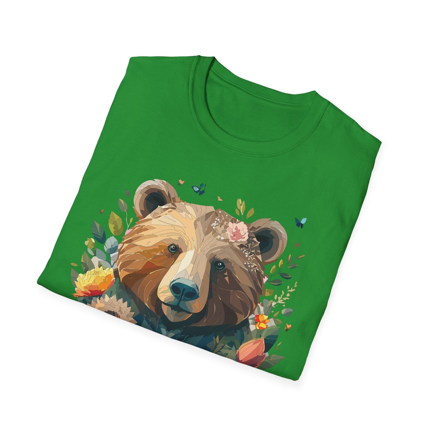 Bear T Shirt Unisex Teddy Bear Tee Gildan Softstyle 64000 100 Percent Ring Spun Cotton