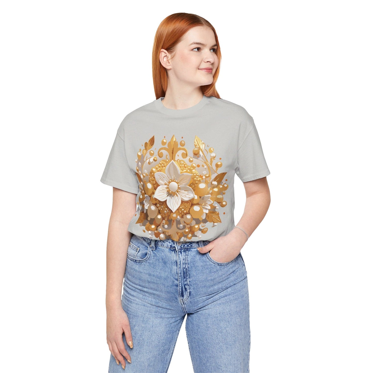 Jewelry Graphic Unisex 100 Cotton Vintage Treasure Art T-Shirt 26