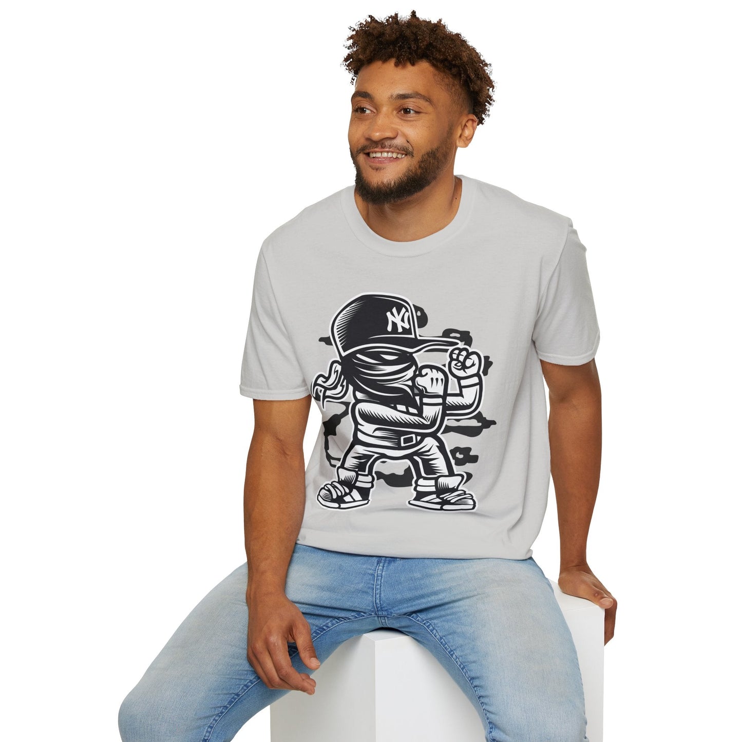 Cartoon T Shirt Animation T Shirt Funny Tee Shirt Unisex Softstyle Cotton Tee Gildan 64000