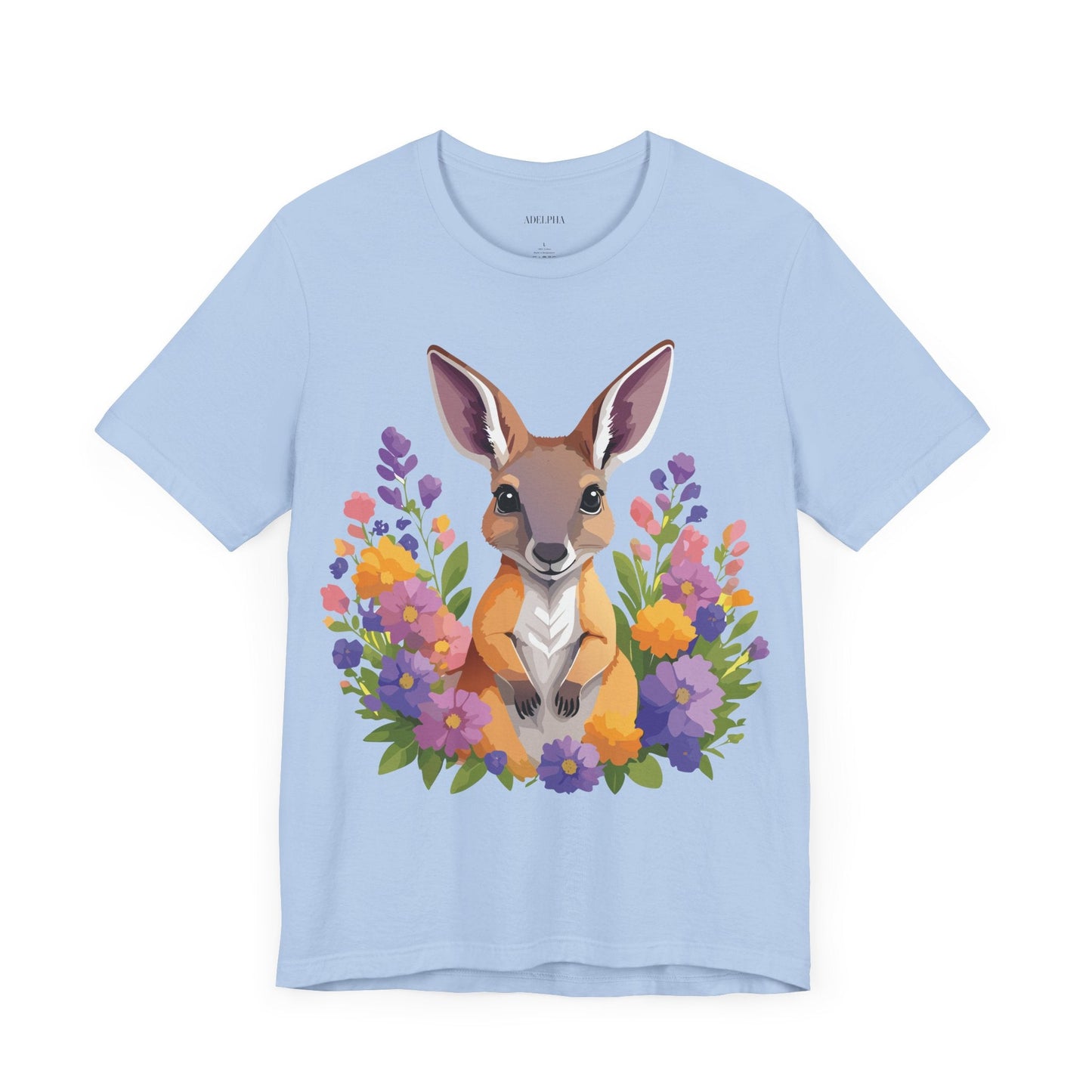 Kangaroo Graphic Unisex 100 Cotton Vintage Animal Artwork Tee 2