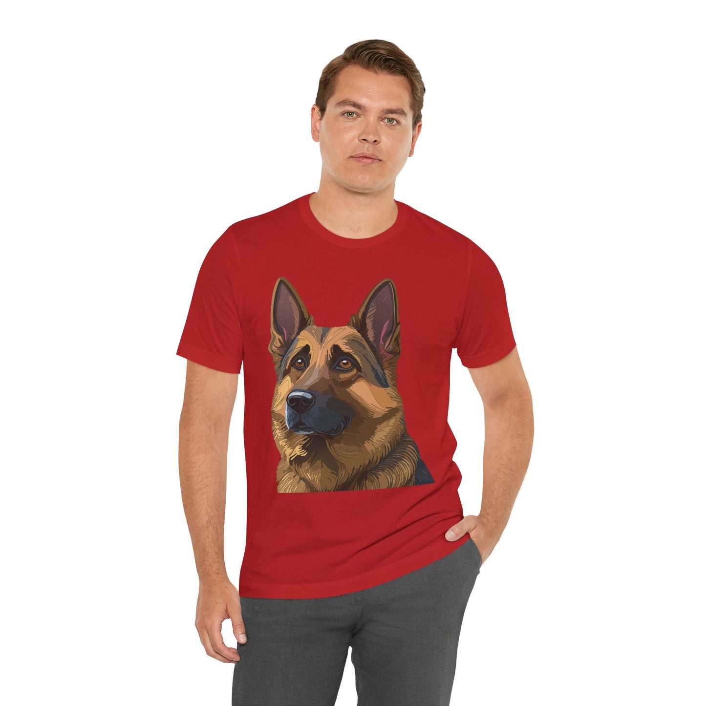 Unisex Animal Shirt With Art Design Tee Wild Animals Print Short Sleeve Comfort Tee